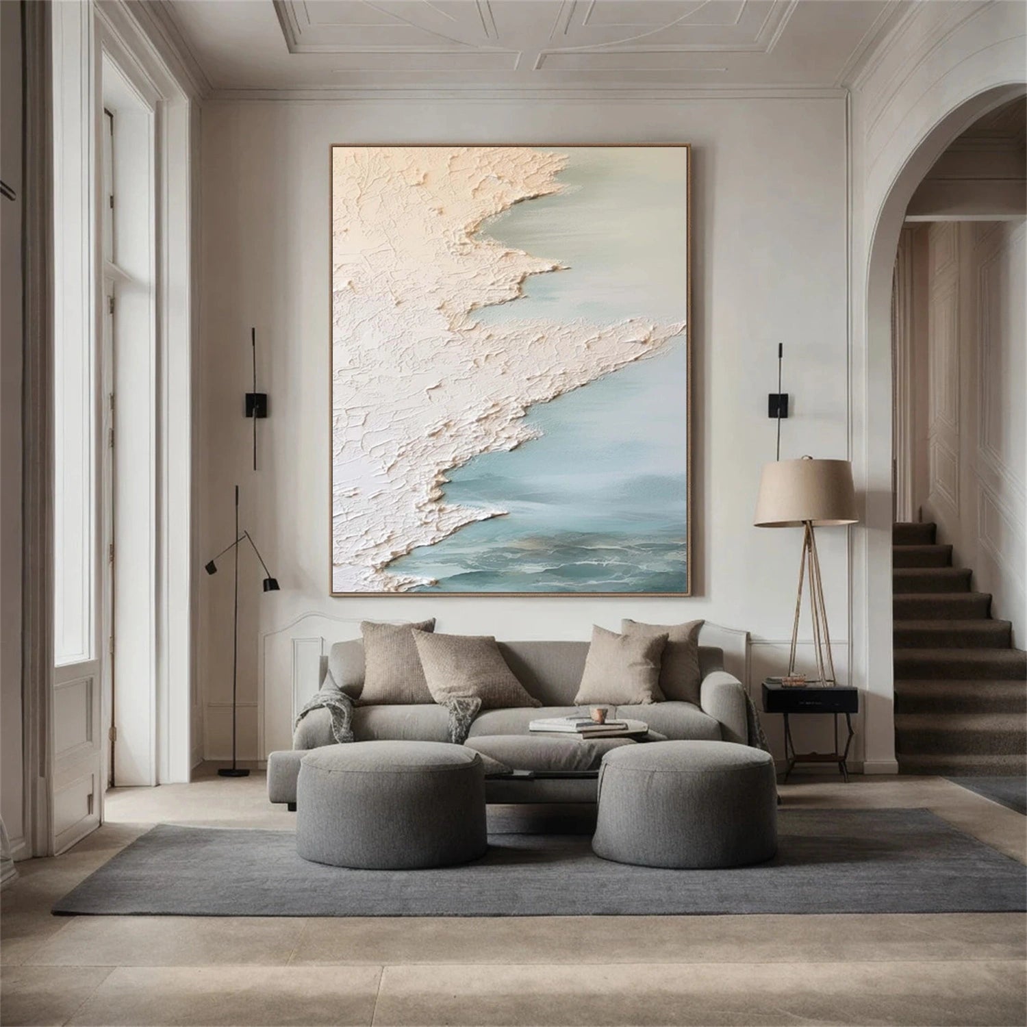 Abstract Textured Wall Art #AB 507