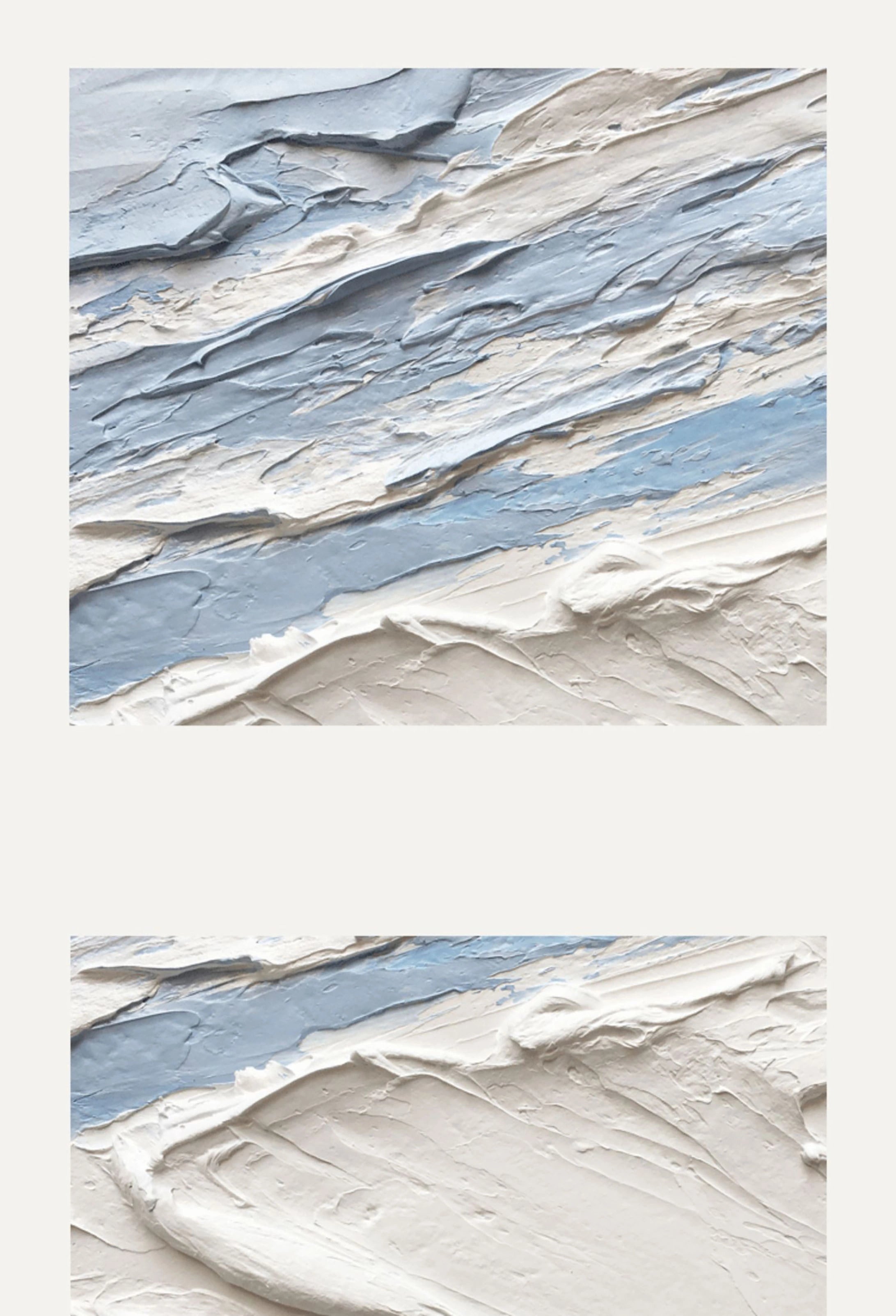 Plaster Art Minimalist Textured Painting #MM031