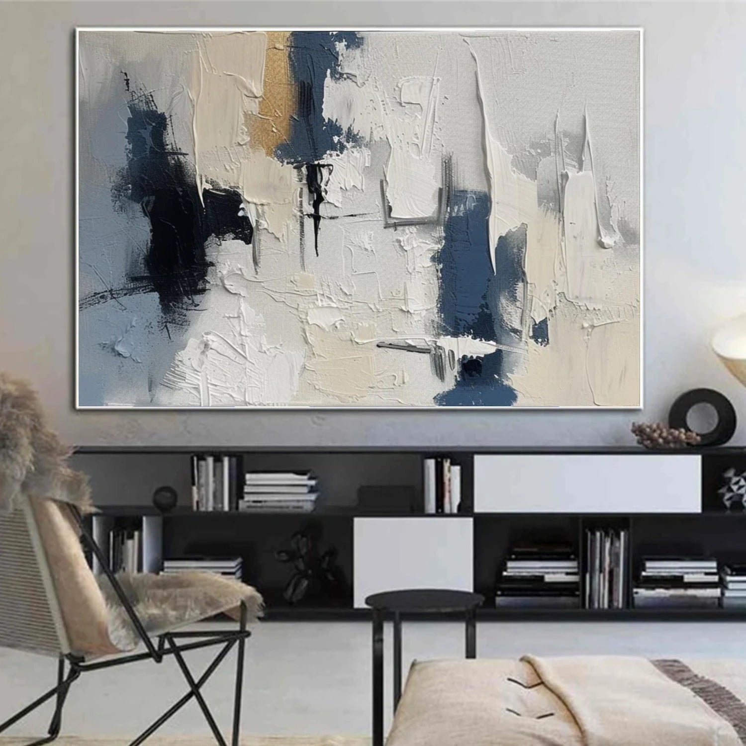Abstract Textured Wall Art #AB 604