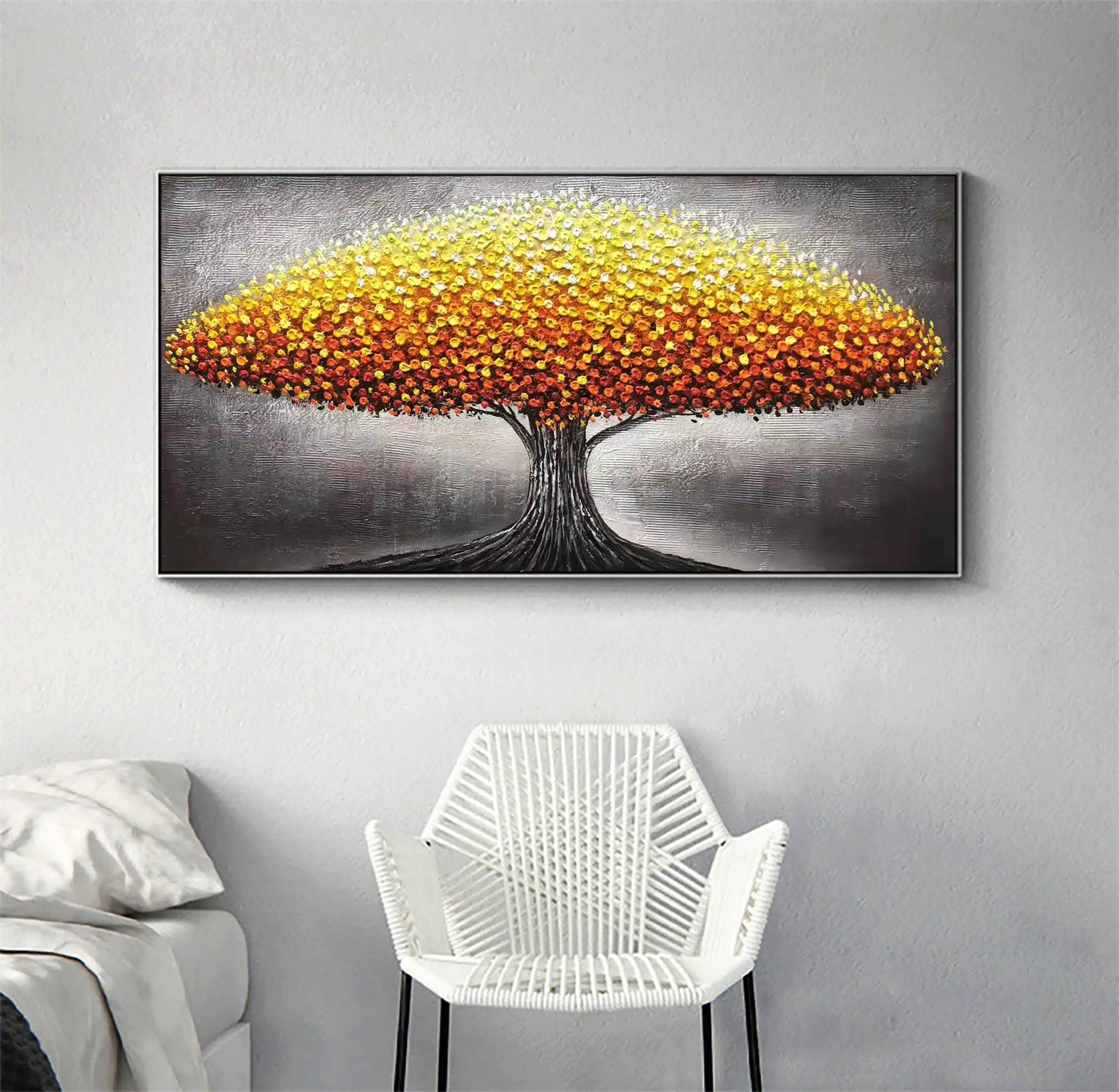 Flower And Tree Painting #FT 020