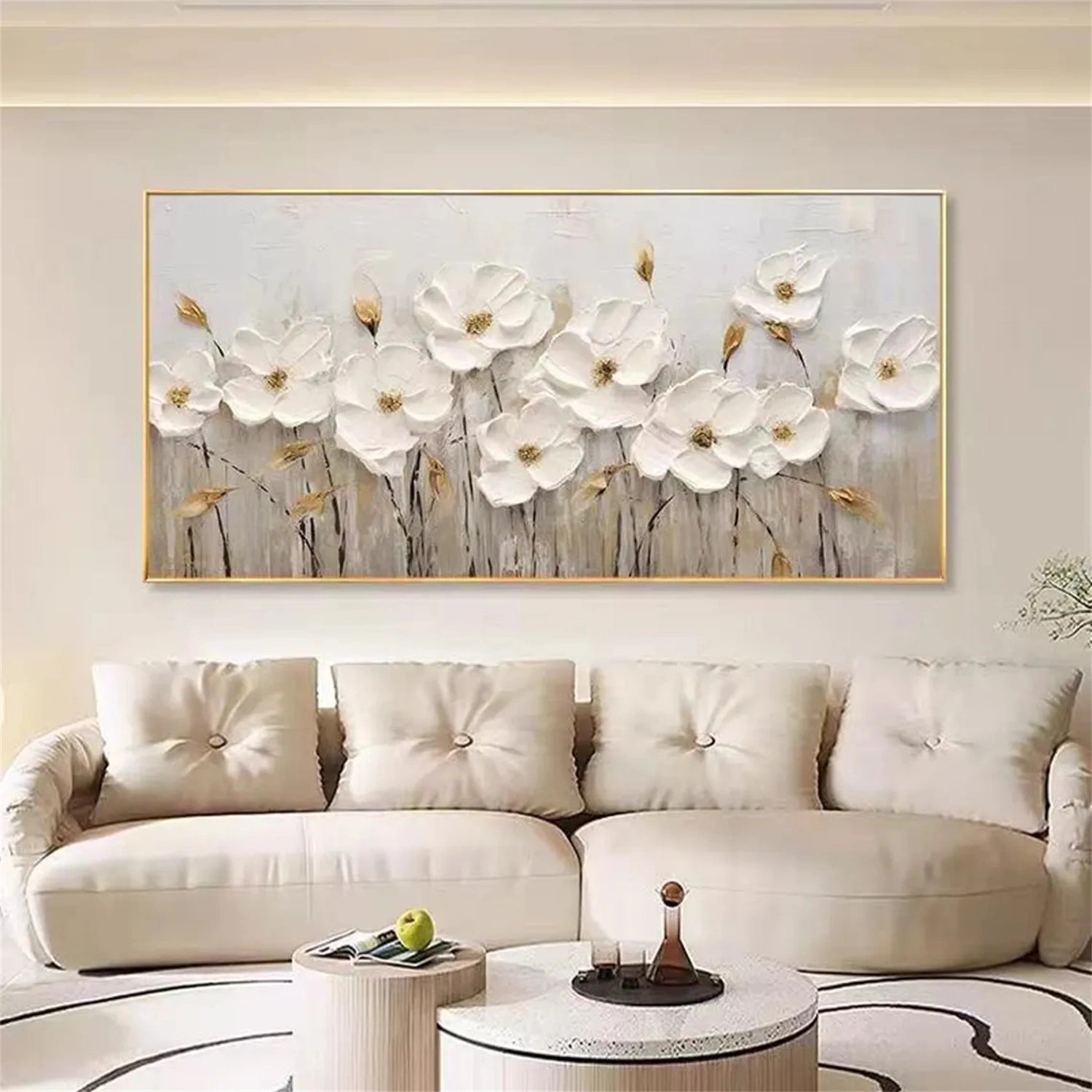 Custom Size Order Flower And Tree Painting #FT 109