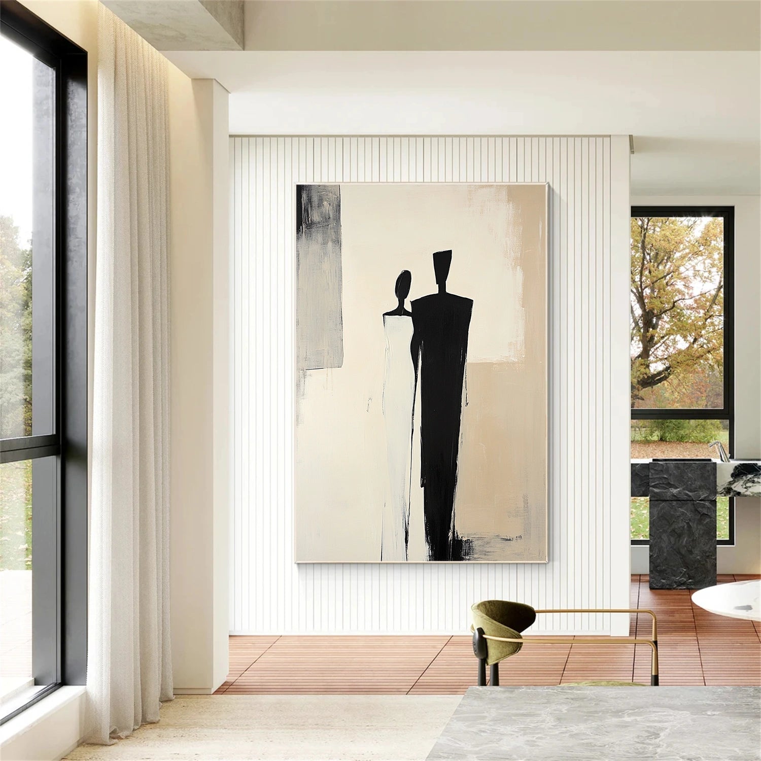 Contemporary Abstract Minimalist Wall Art #CW001