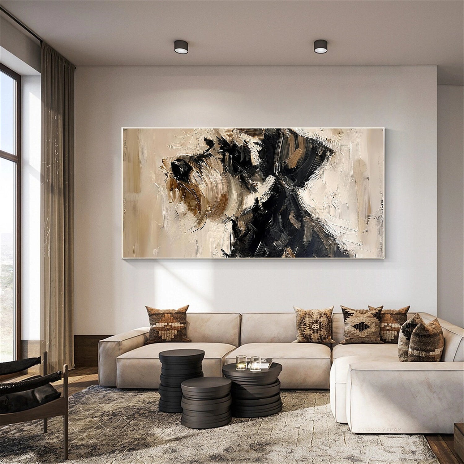 Abstract Animal Texture Canvas Art #AP225