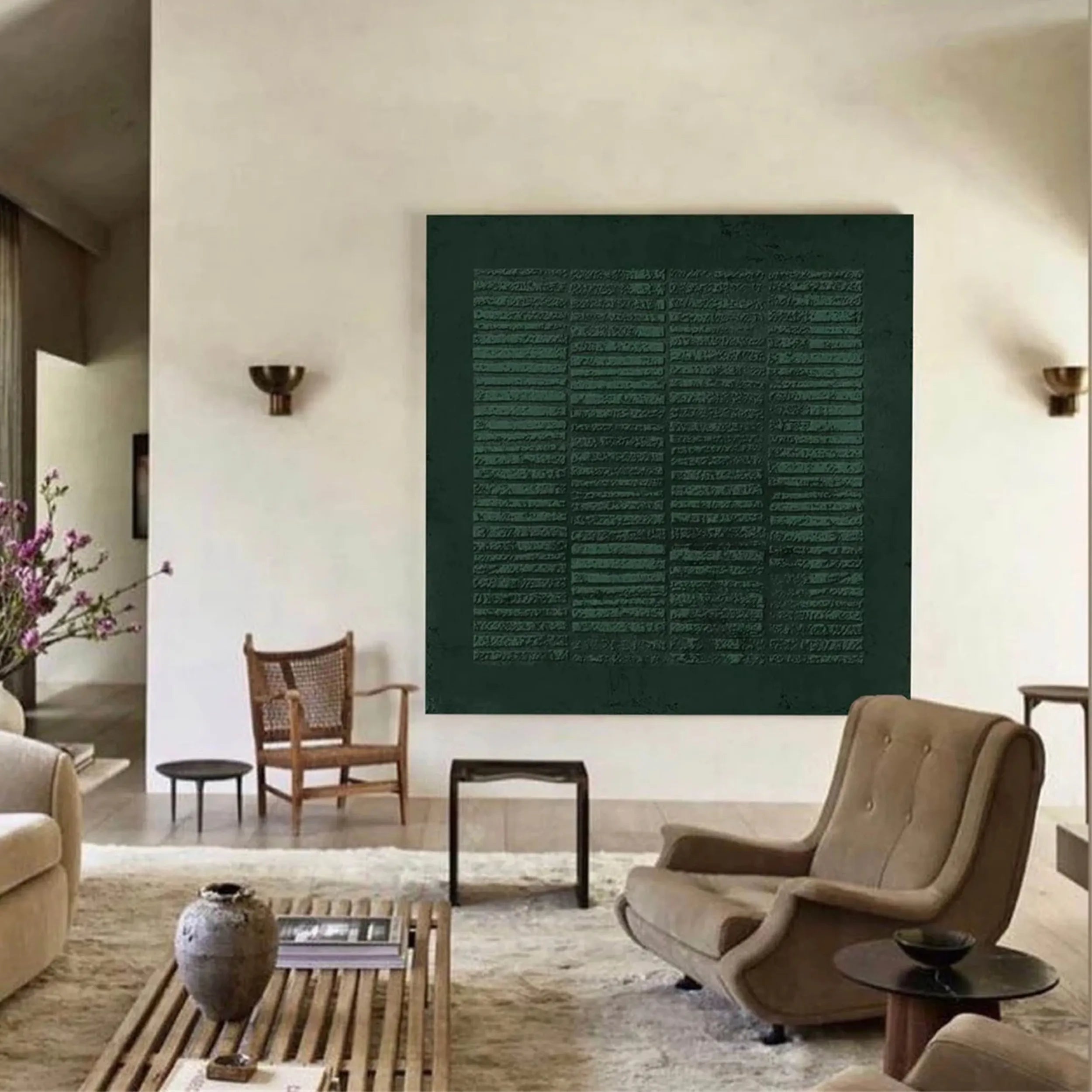 Blue & Green Abstract #BG044