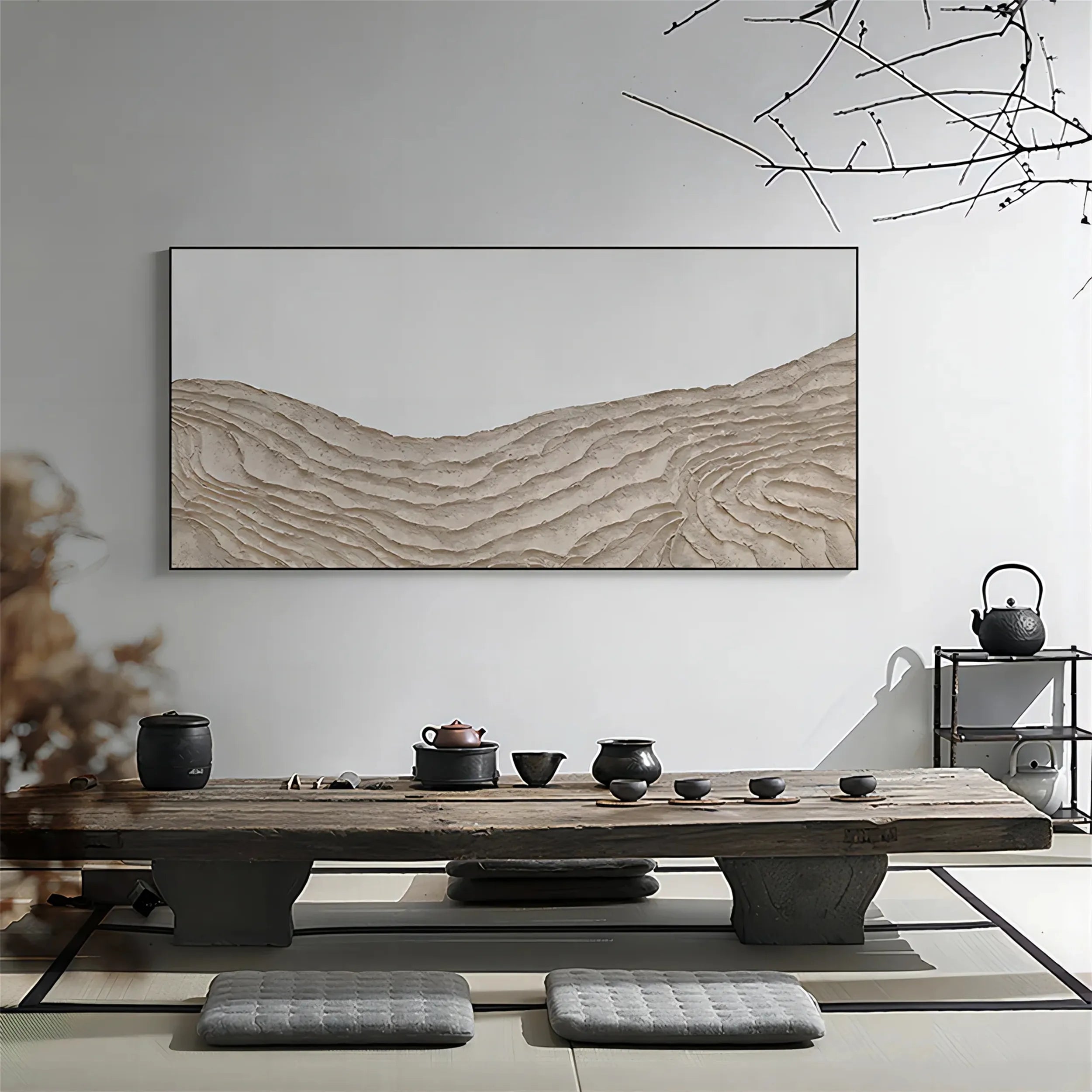 Plaster Art Minimalist Textured Painting #MM197