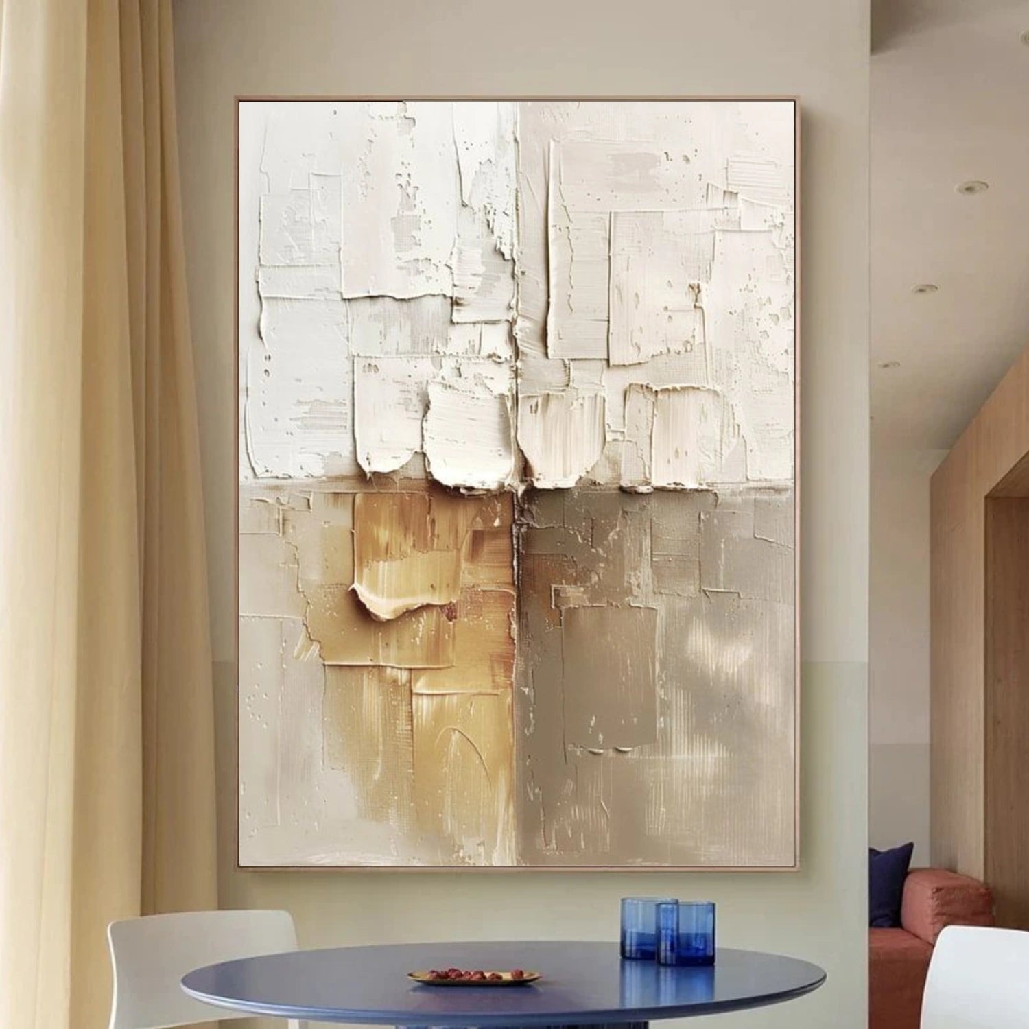 Abstract Textured Wall Art #AB 528