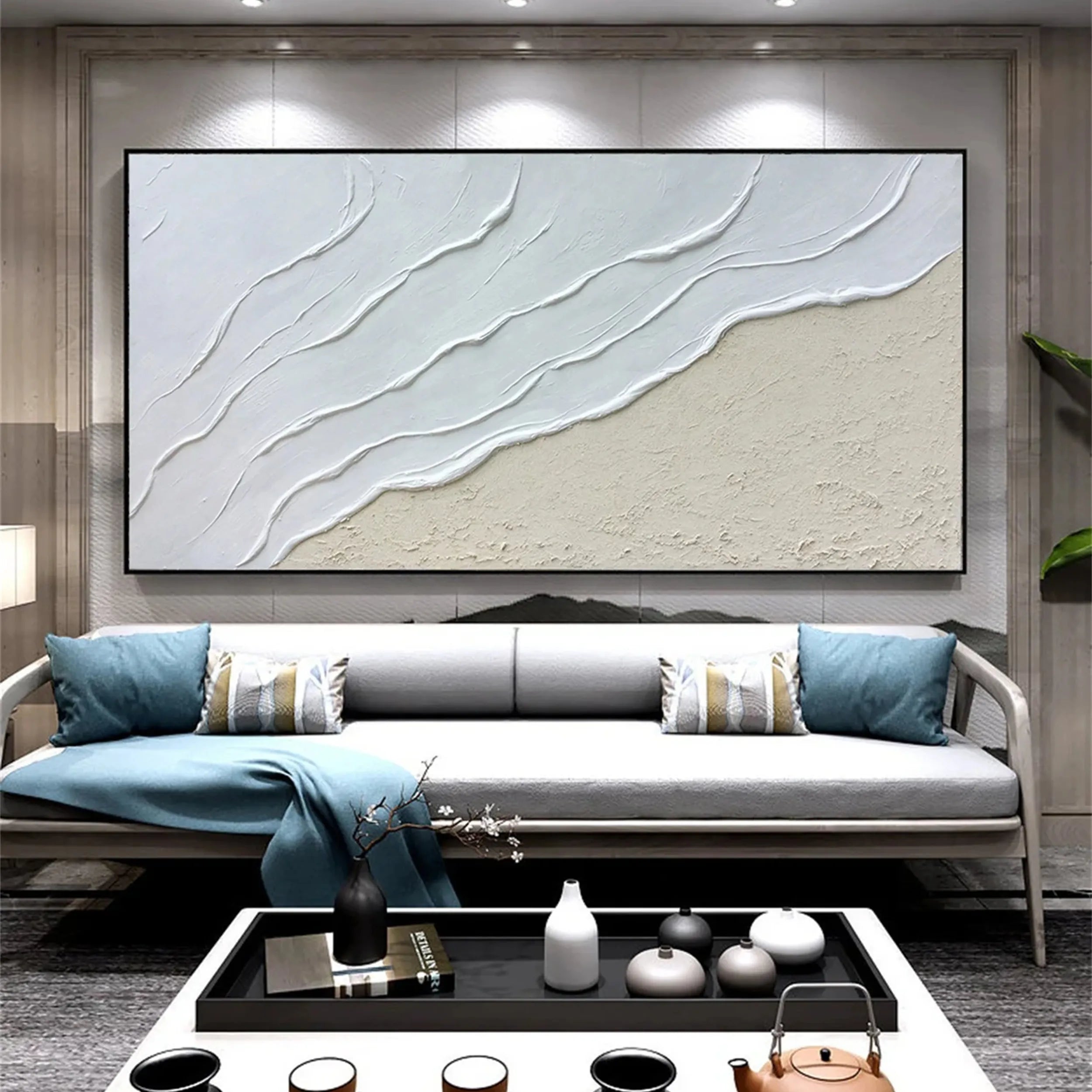 Plaster Art Minimalist Textured Painting #MM171