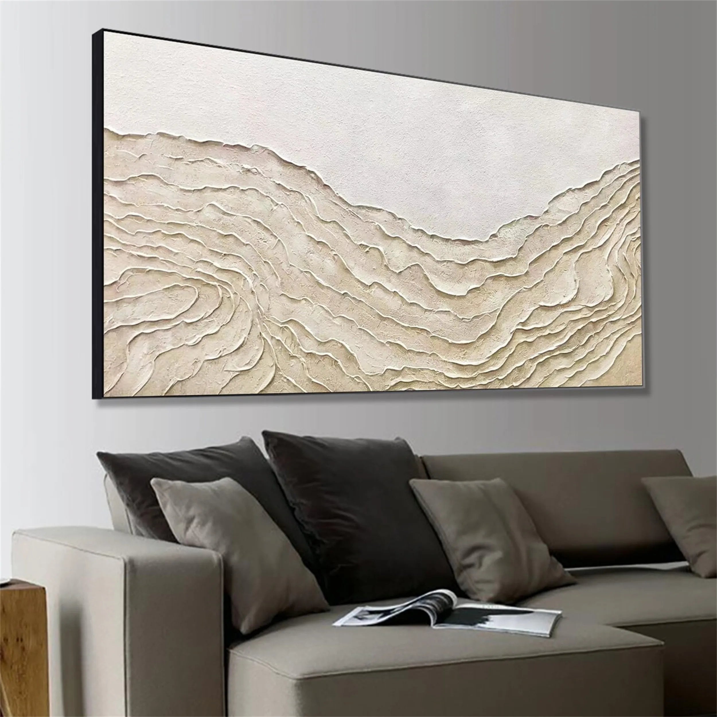 Plaster Art Minimalist Textured Painting #MM194