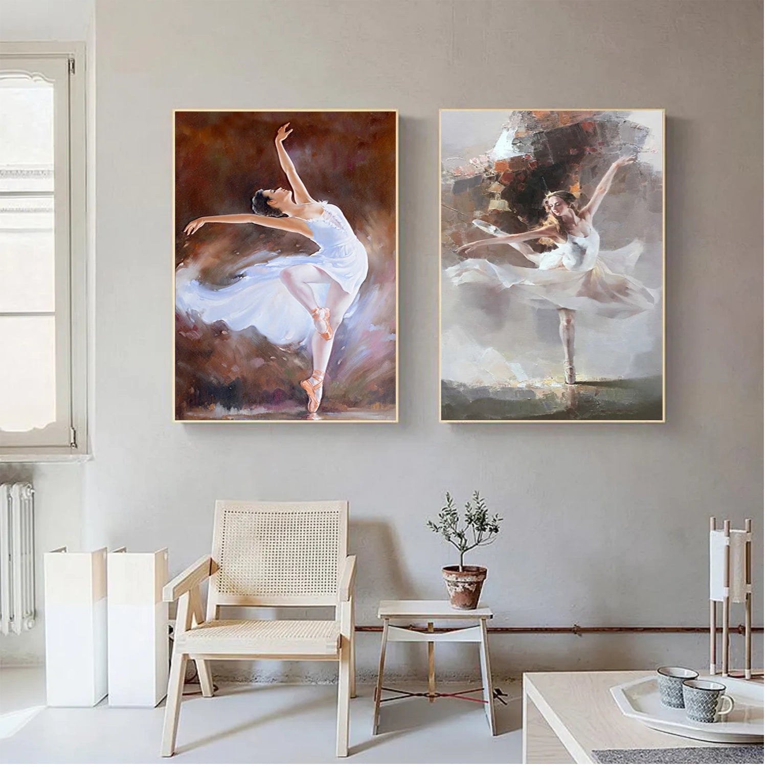Abstract Portrait Set of 2 Wall Art #PT007