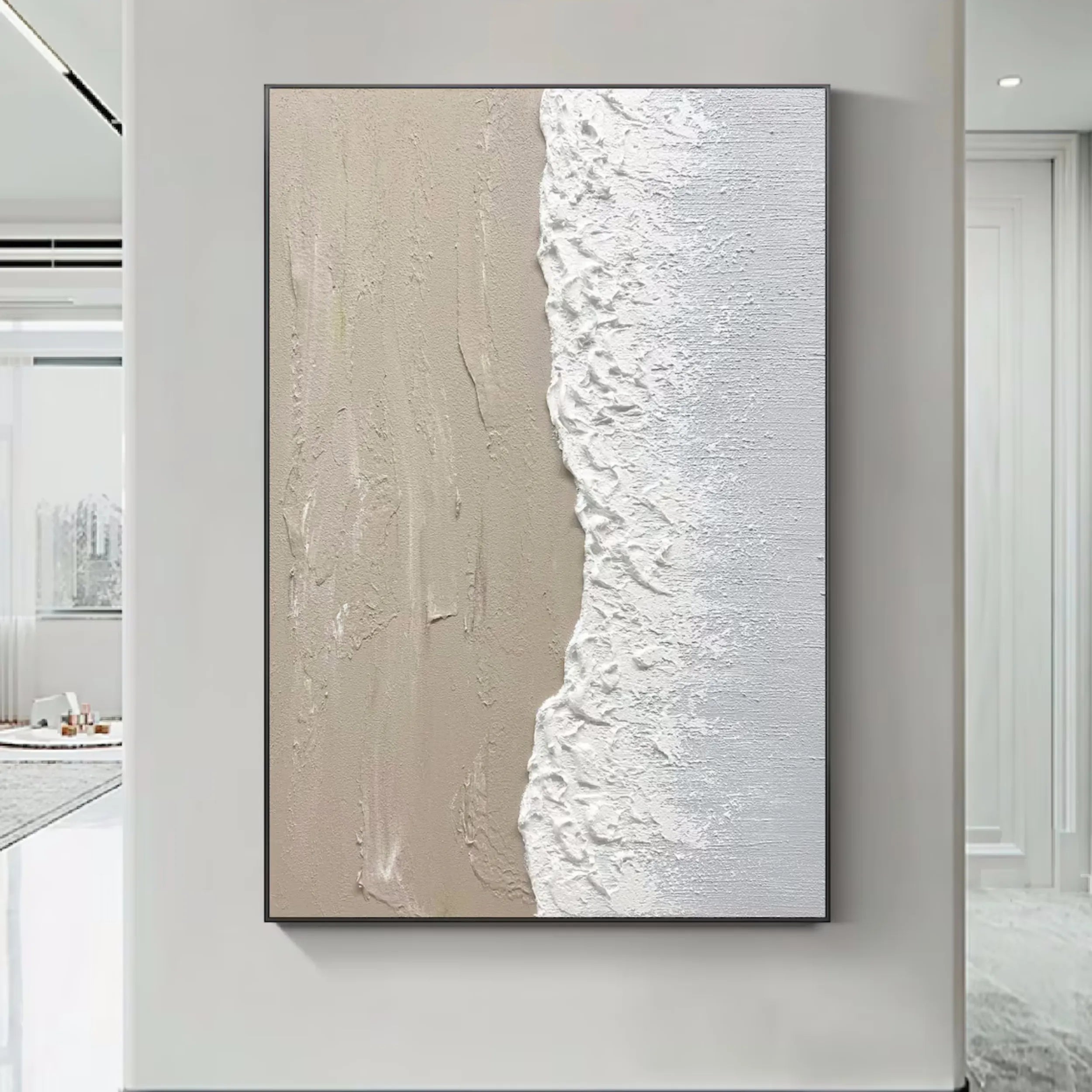 Plaster Art Minimalist Textured Painting #MM183