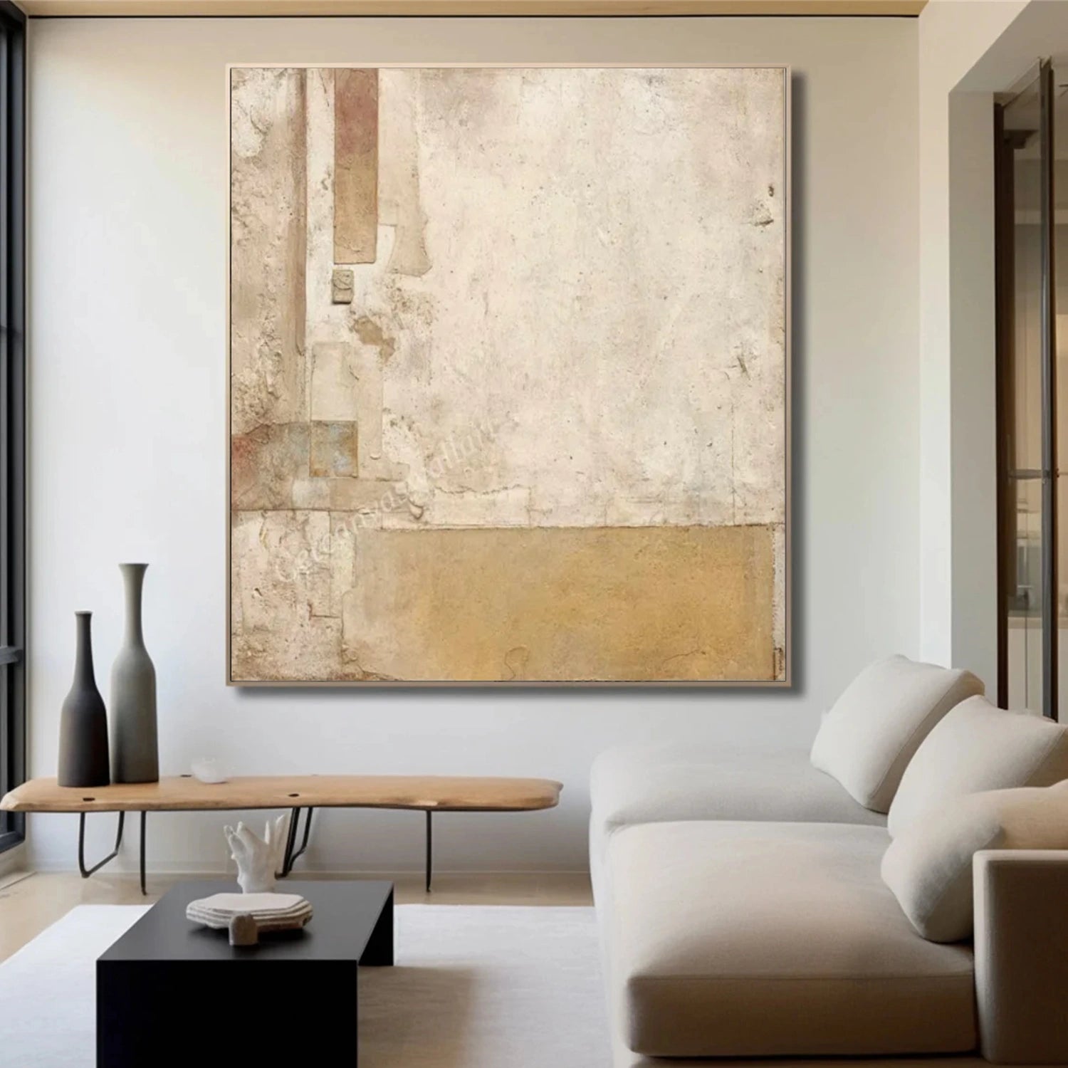 Beige Wabi Sabi Wall Art #WS389