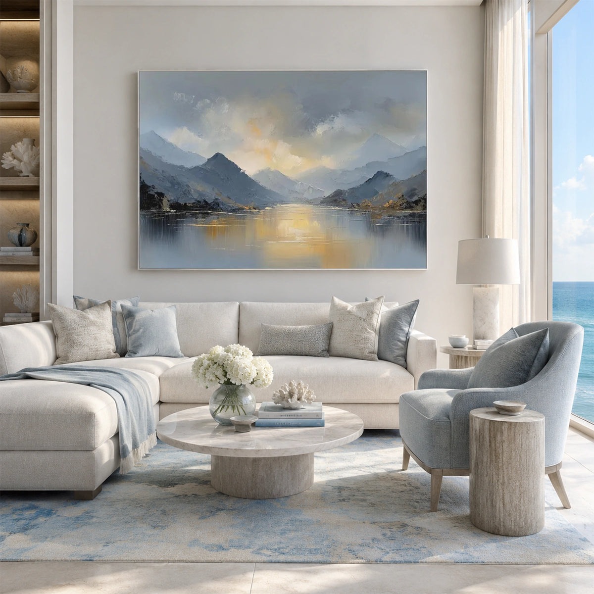 Minimalist Mountain Canvas #MM484