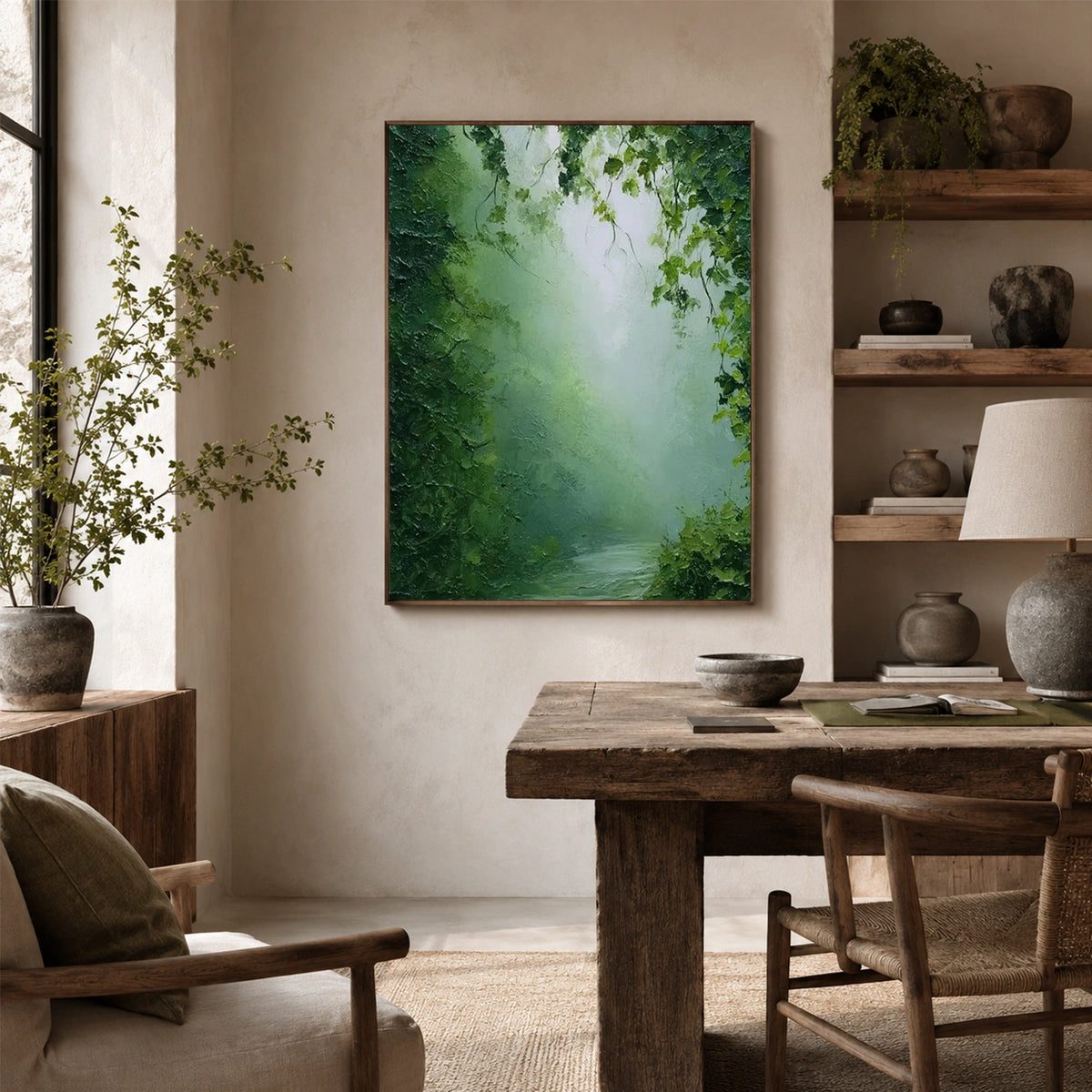 Flower & Tree Abstract Canvas # FT 415