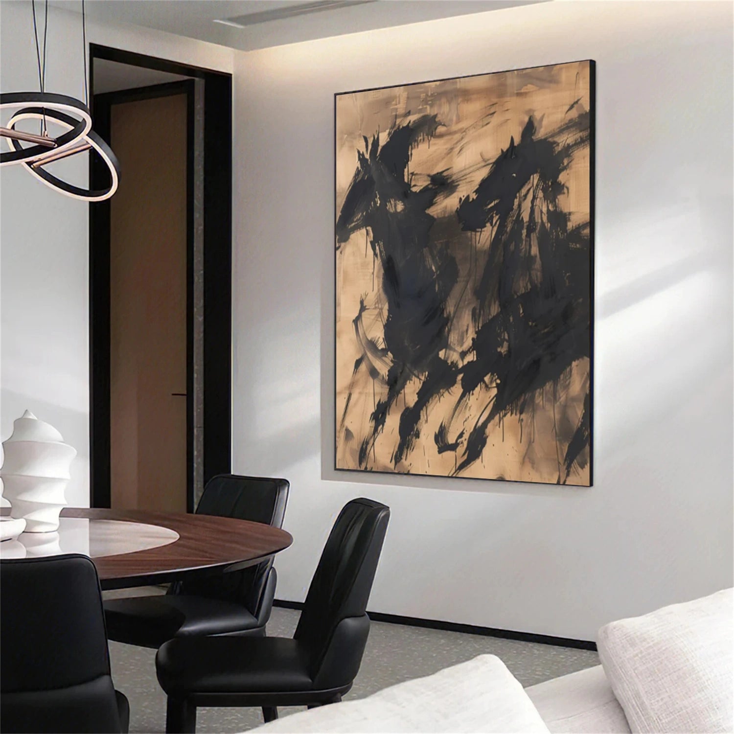 Abstract Horse Wall Art #AB 489