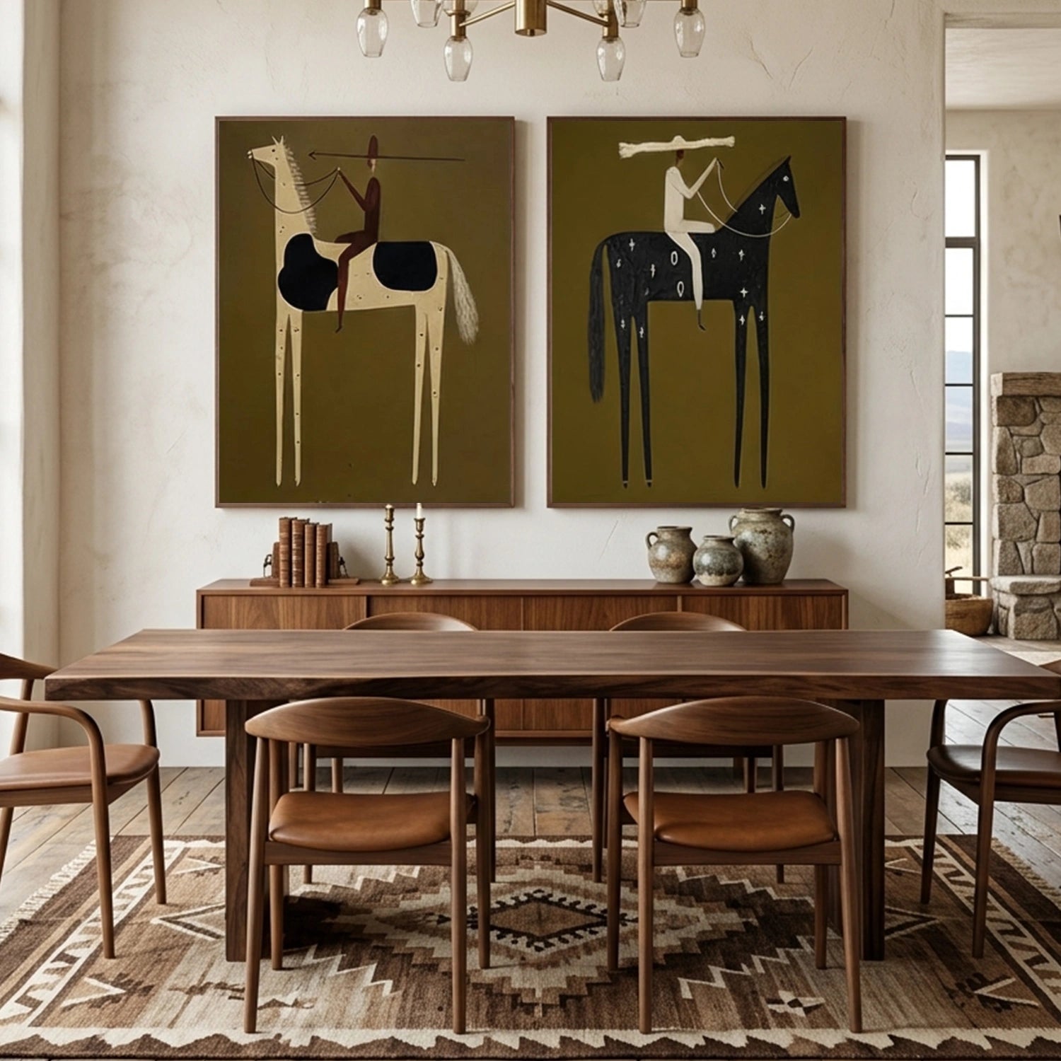 Americana Wall Art Set of 2 #VE033