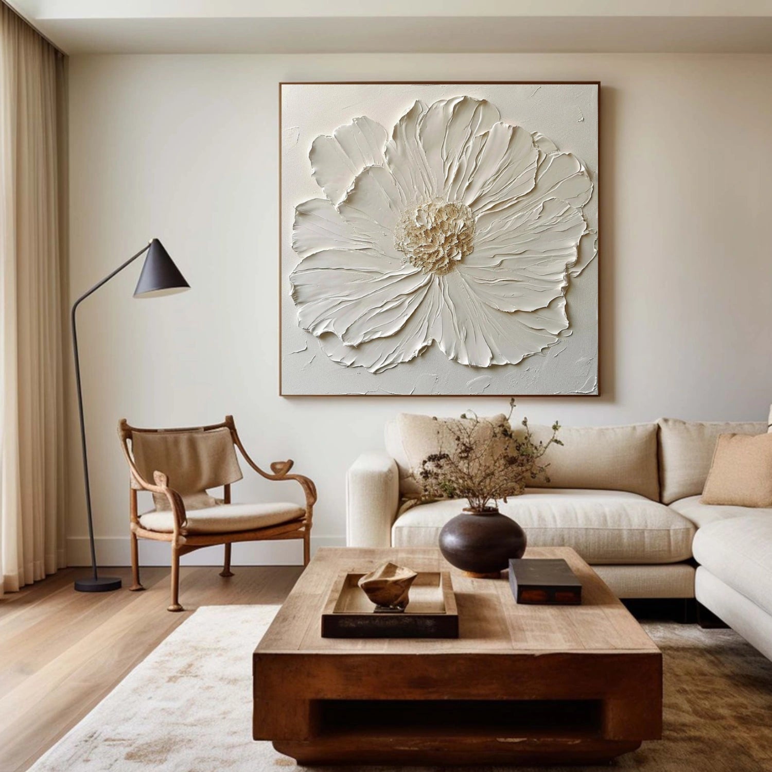 Flower & Tree Abstract Texture Canvas Art #FT 311