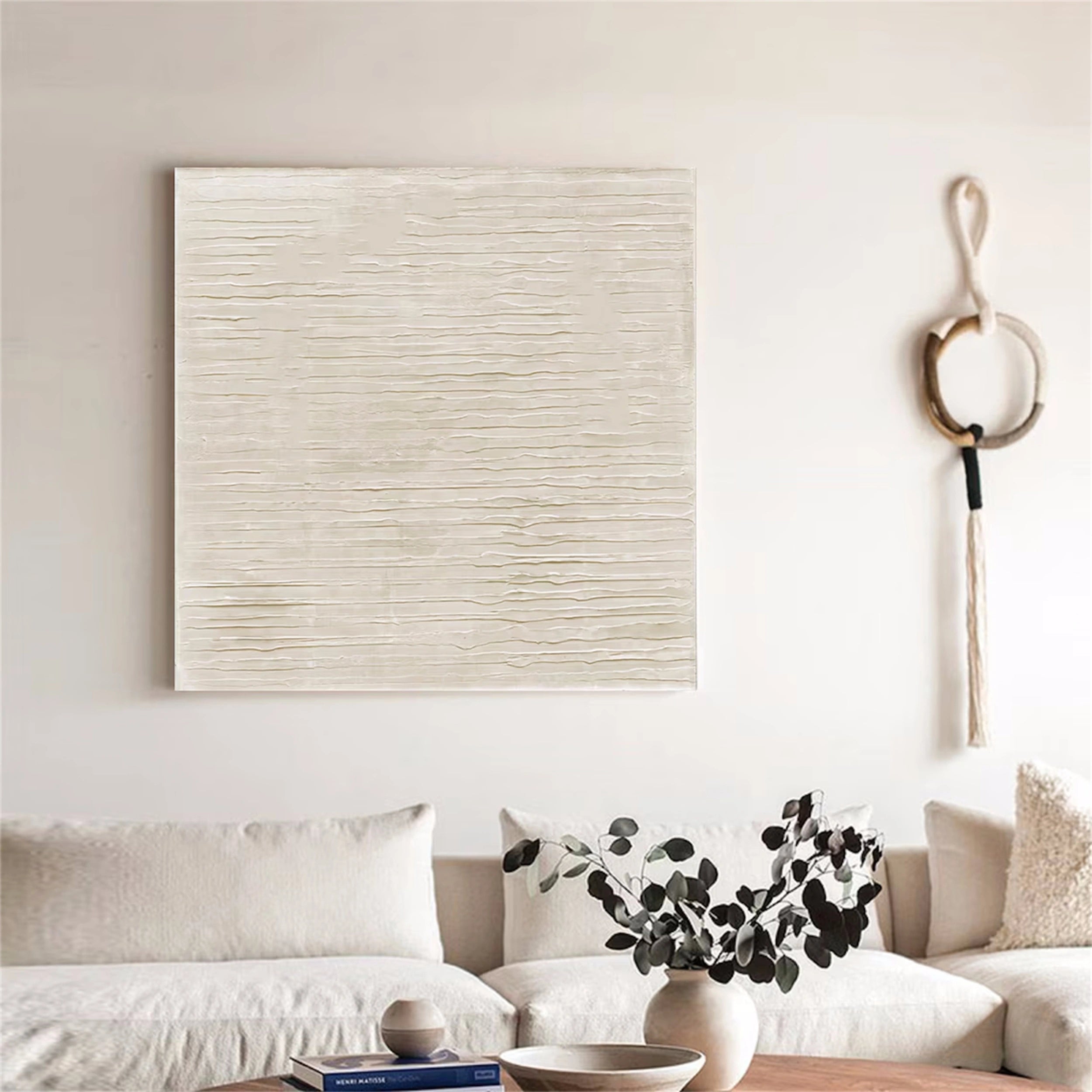 Beige & Brown Abstract #BB075