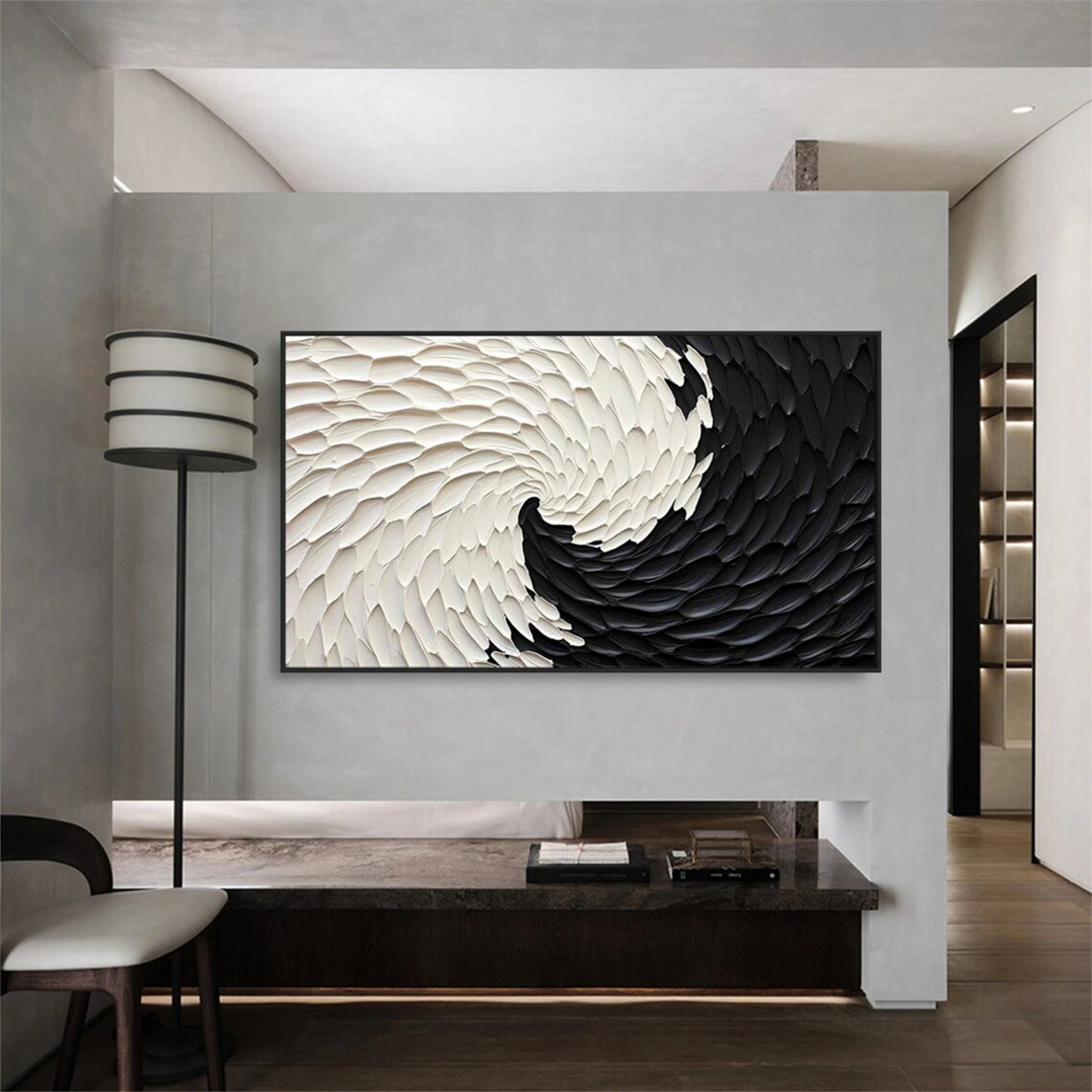 Plaster Art Minimalist Textured Painting #MM112