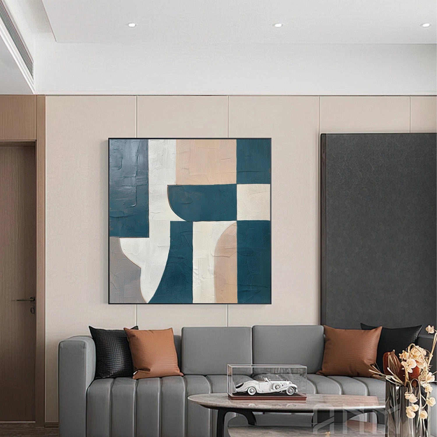 Abstract Textured Wall Art #AB 610