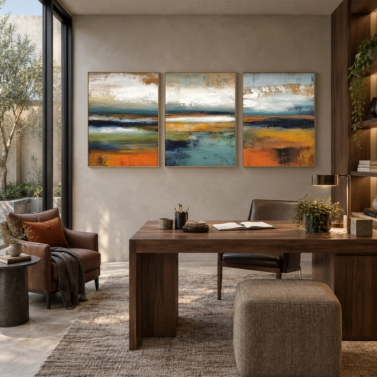 Abstract Wall Art Texture Set of 3 #AB 768