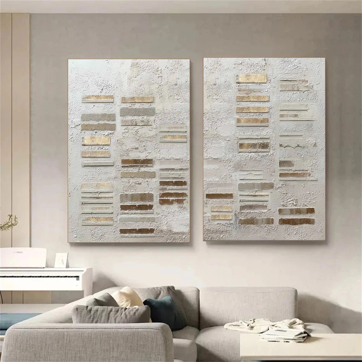 Wabi Sabi Texture Wall Art Set of 2 #WS406