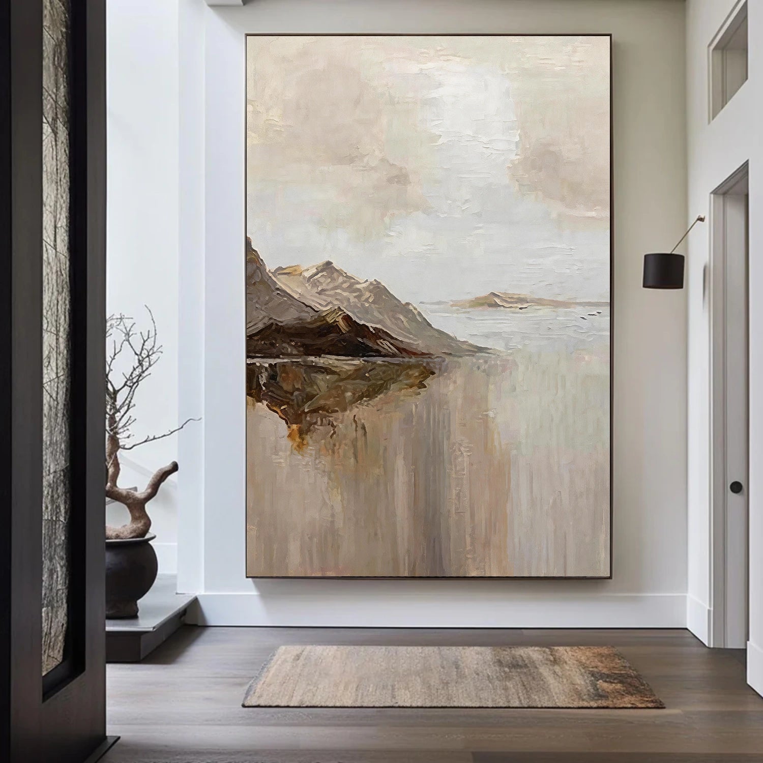 Minimalist Mountain Texture Canvas # MM427