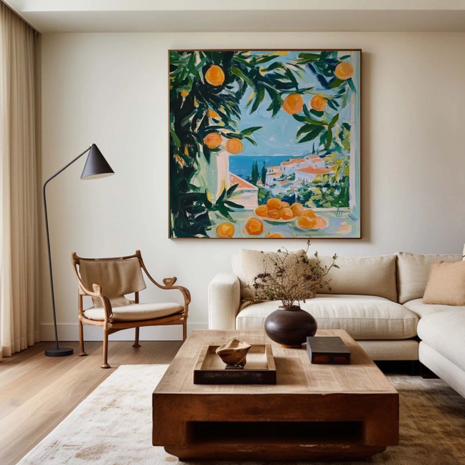 Flower & Tree Abstract Canvas Art # FT 338
