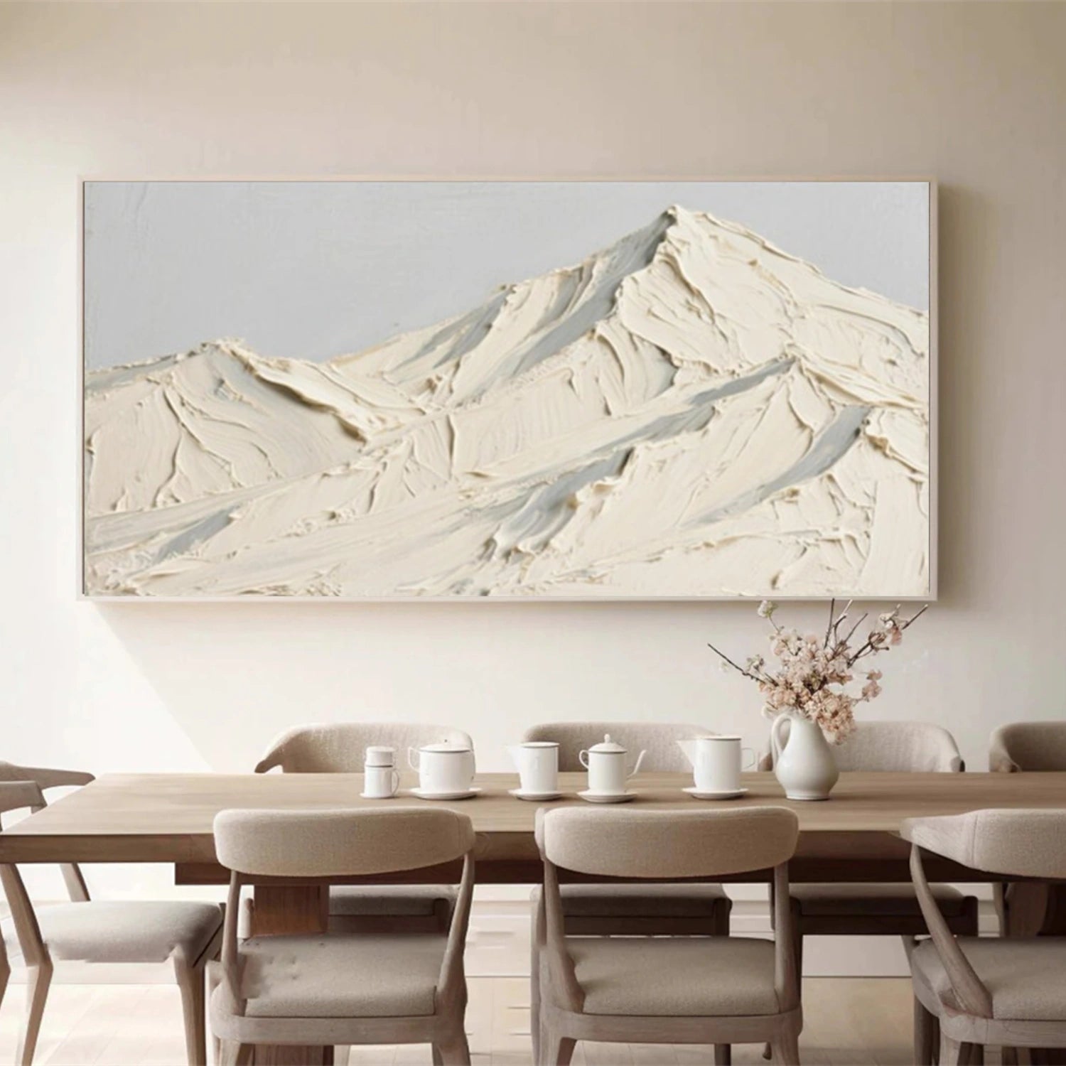 Minimalist Mountain Texture Canvas # MM375