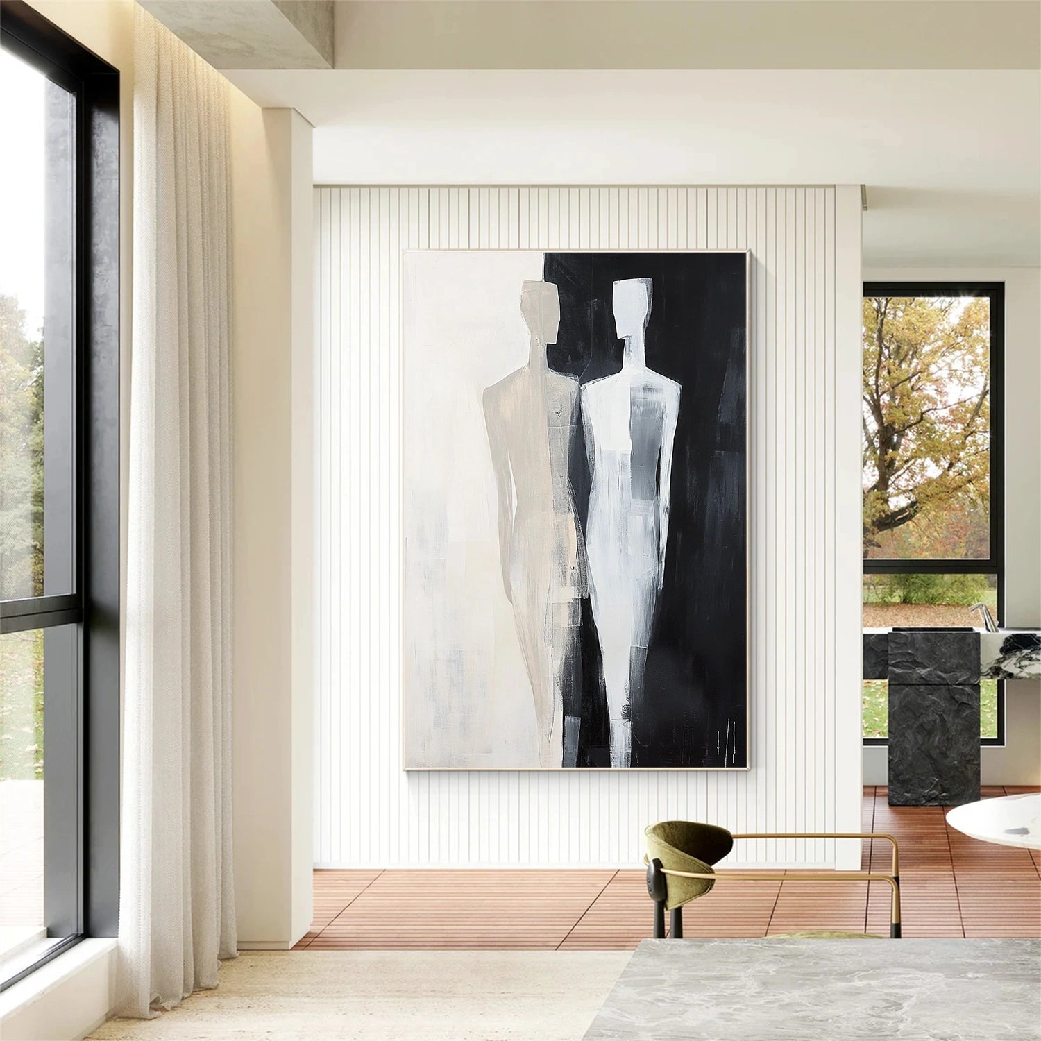 Contemporary Abstract Minimalist Wall Art #CW003