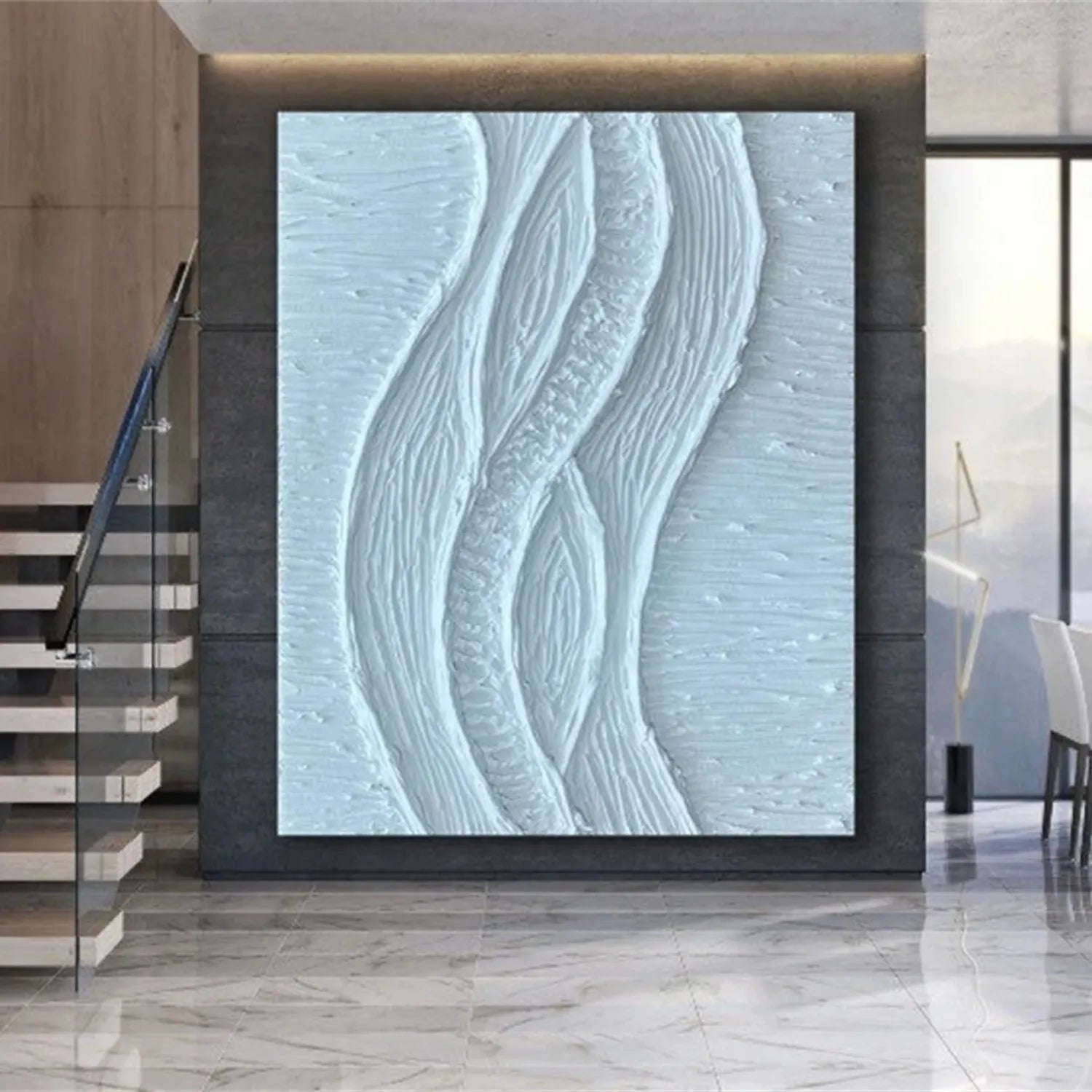 Plaster Art Minimalist Textured Painting #MM267
