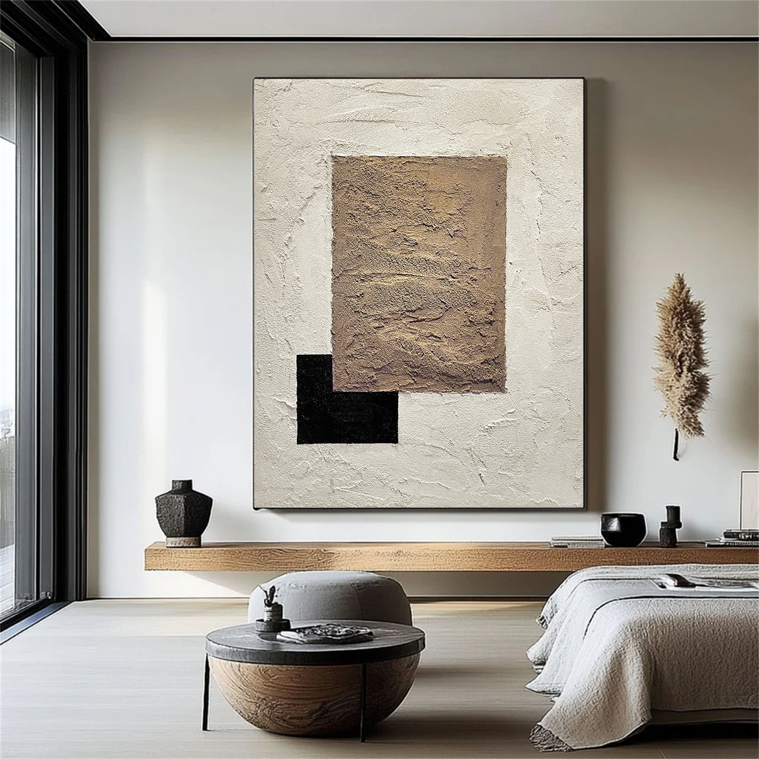 Abstract Textured Wall Art #AB 543