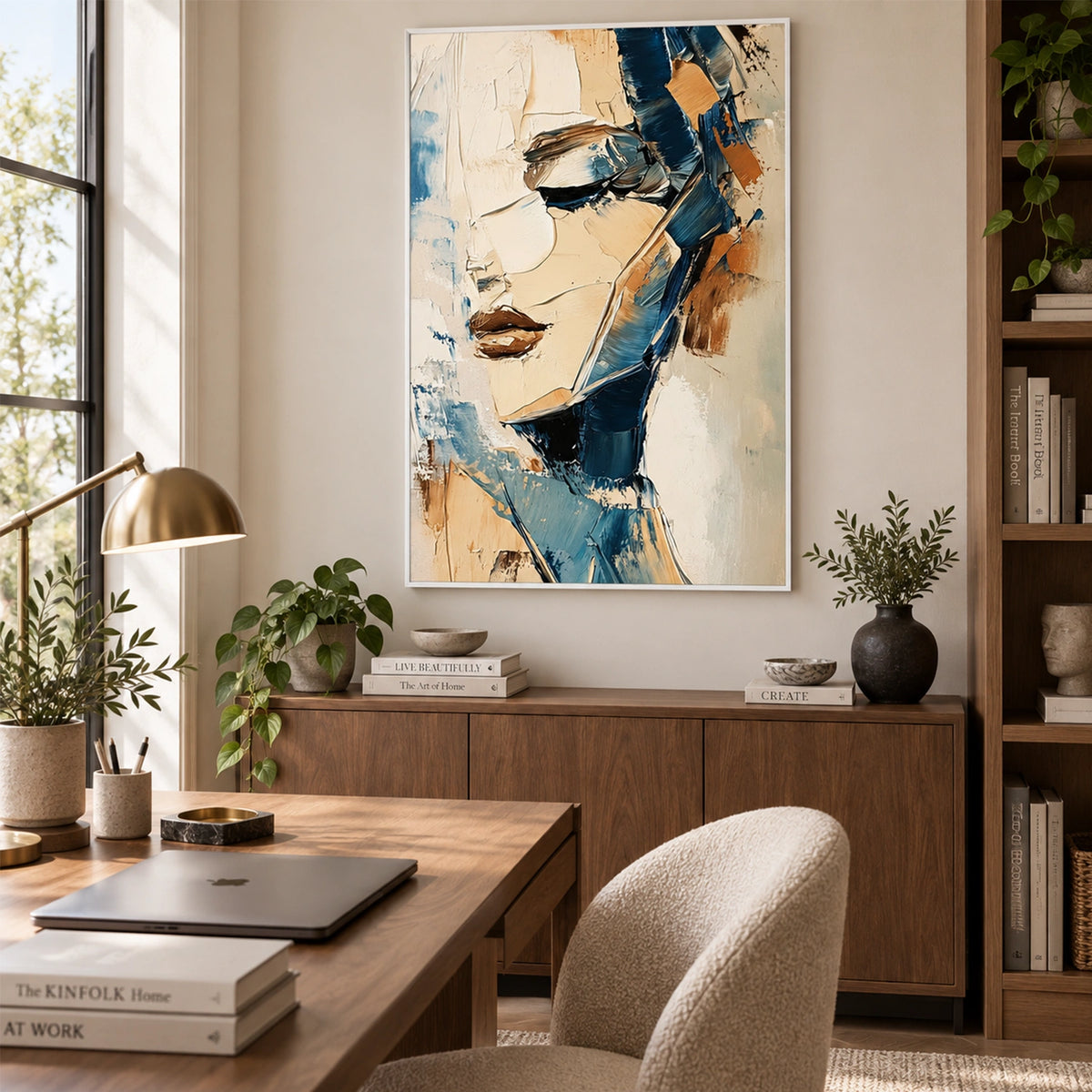 Abstract Portrait Wall Art #PT091