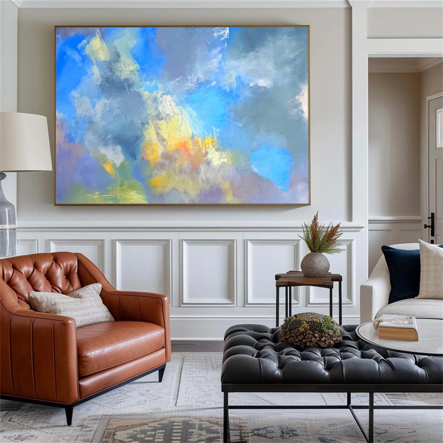 Colorful Abstract Textured Wall Art #AB 514