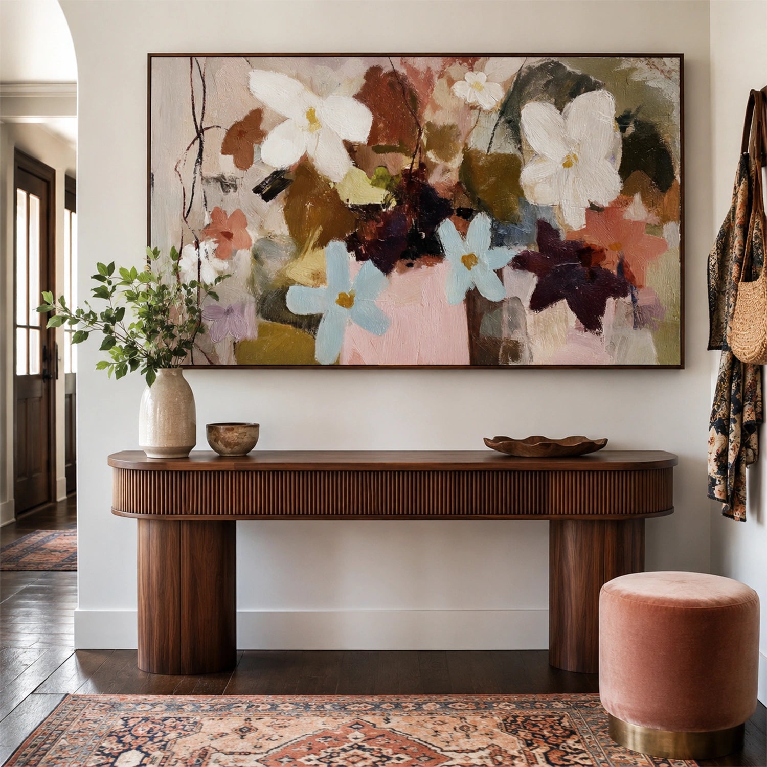 Flower & Tree Abstract Canvas # FT 411