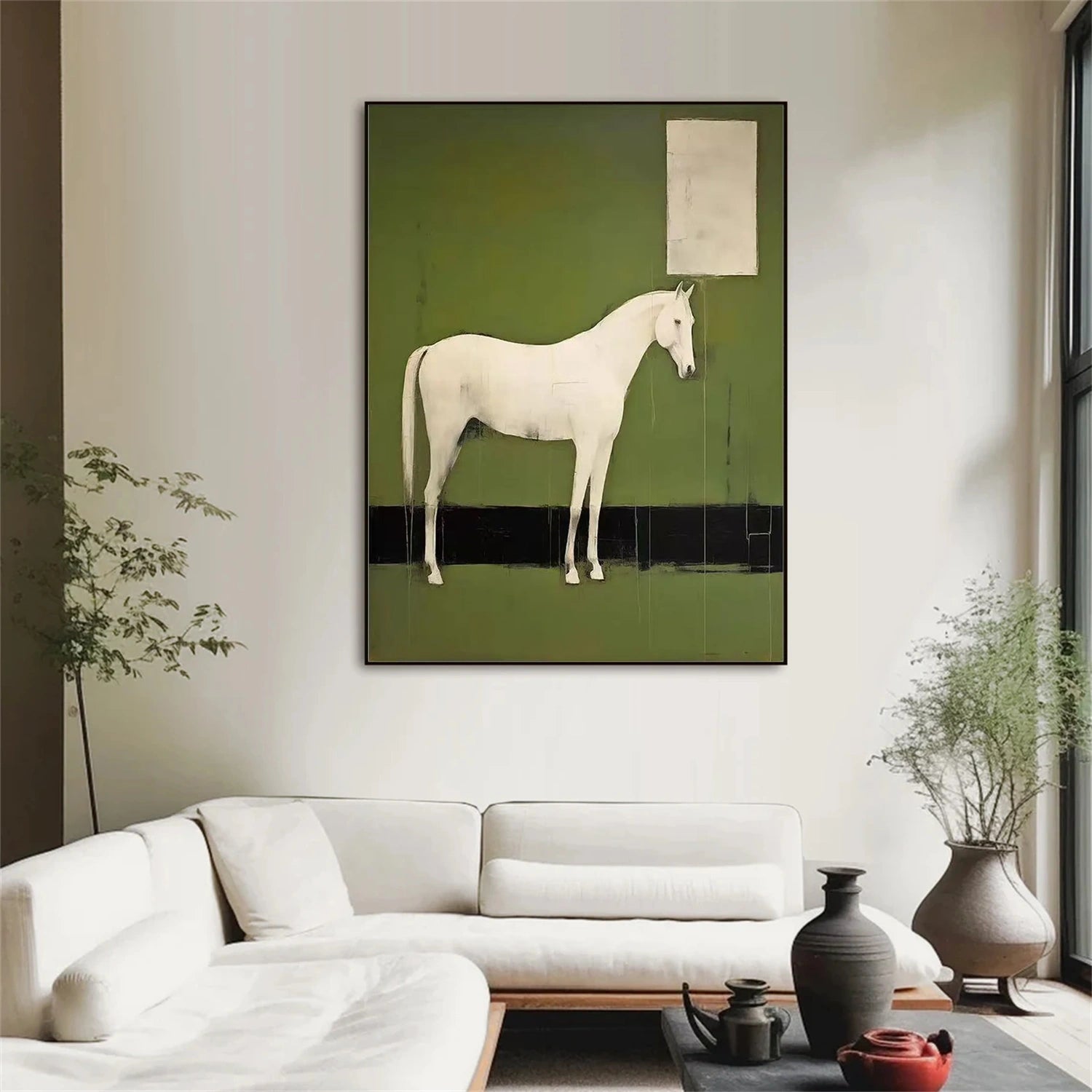 Abstract Animal Canvas Art #AP179