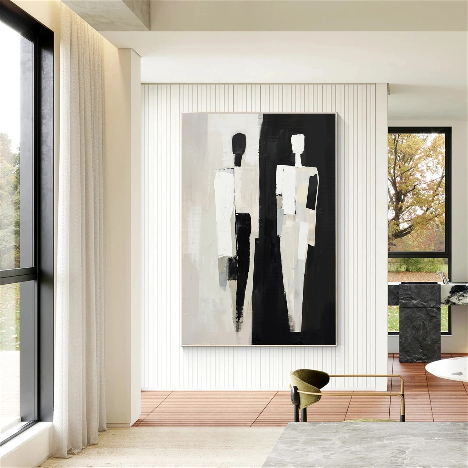 Contemporary Abstract Minimalist Wall Art #CW015