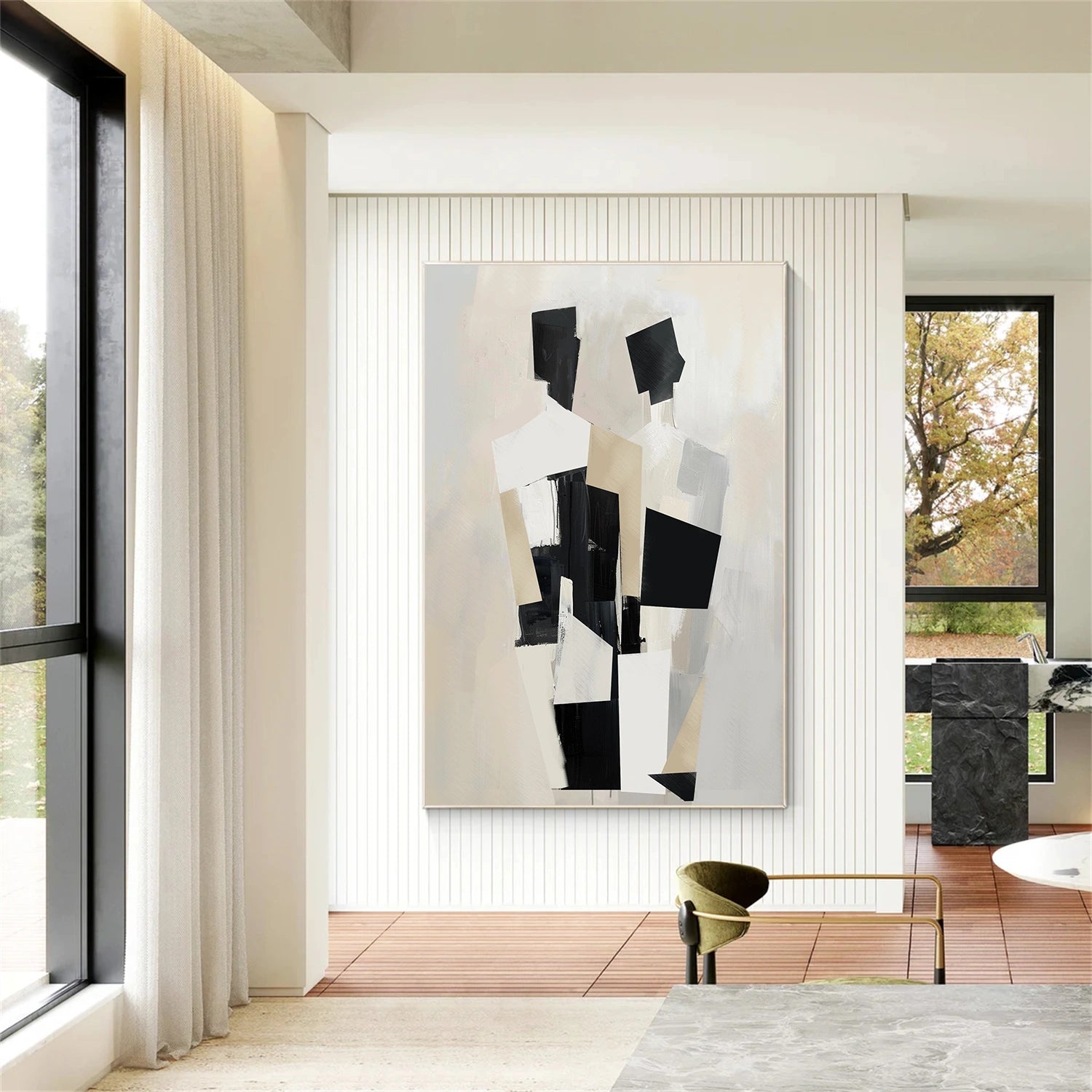Contemporary Abstract Minimalist Wall Art #CW011