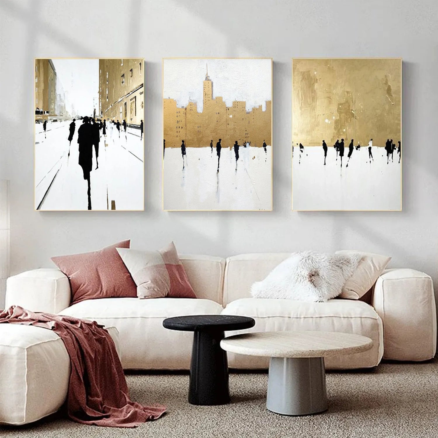 Abstract Portrait Set of 3 Wall Art #PT008