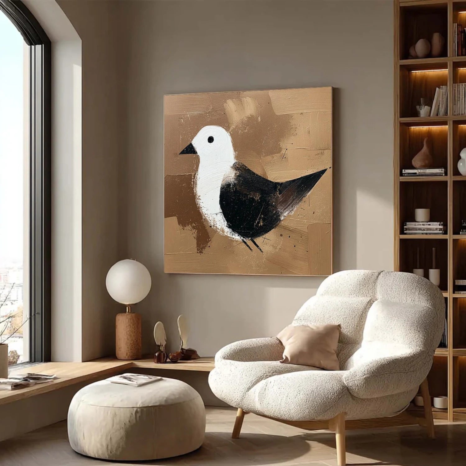 Abstract Animal Canvas Art #AP218