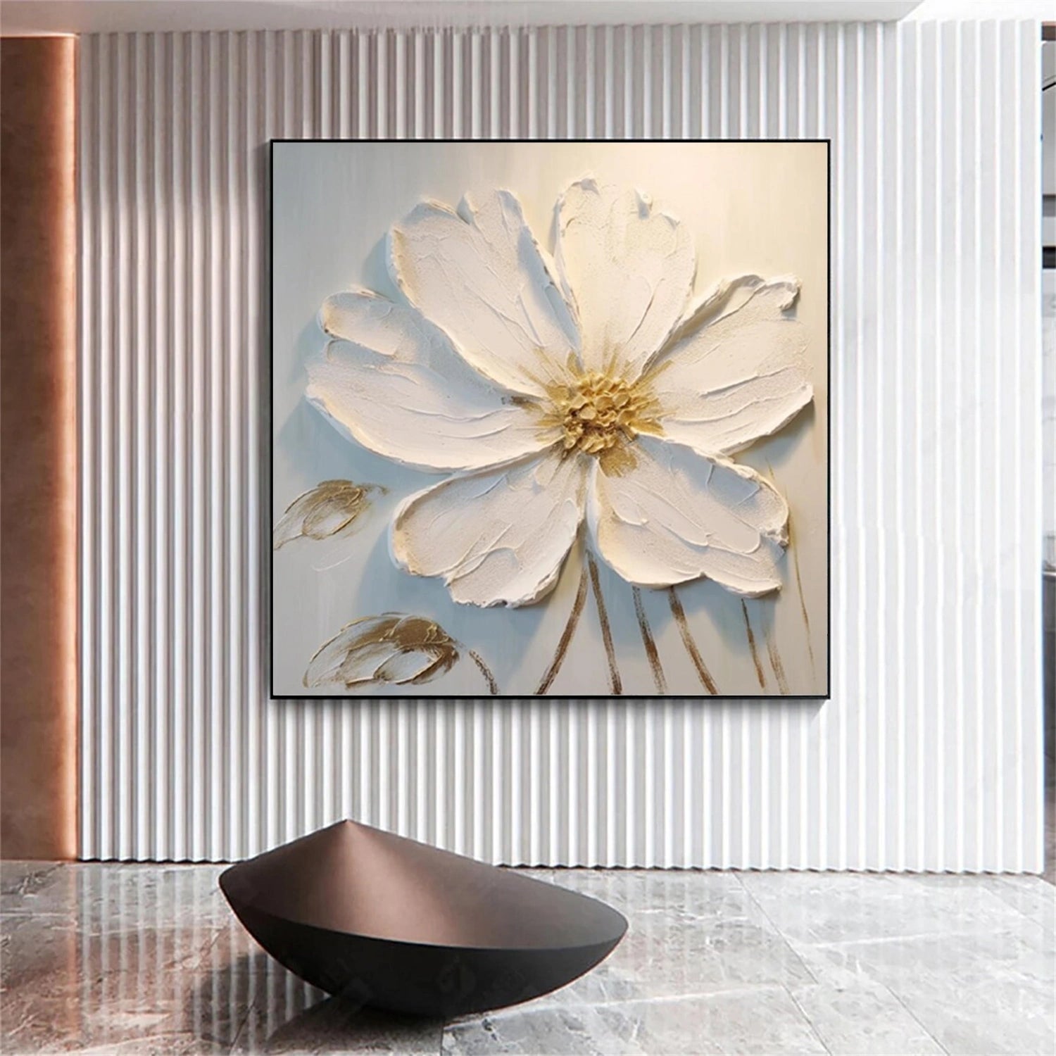 Flower And Tree Abstract Texture Canvas Art#FT 236