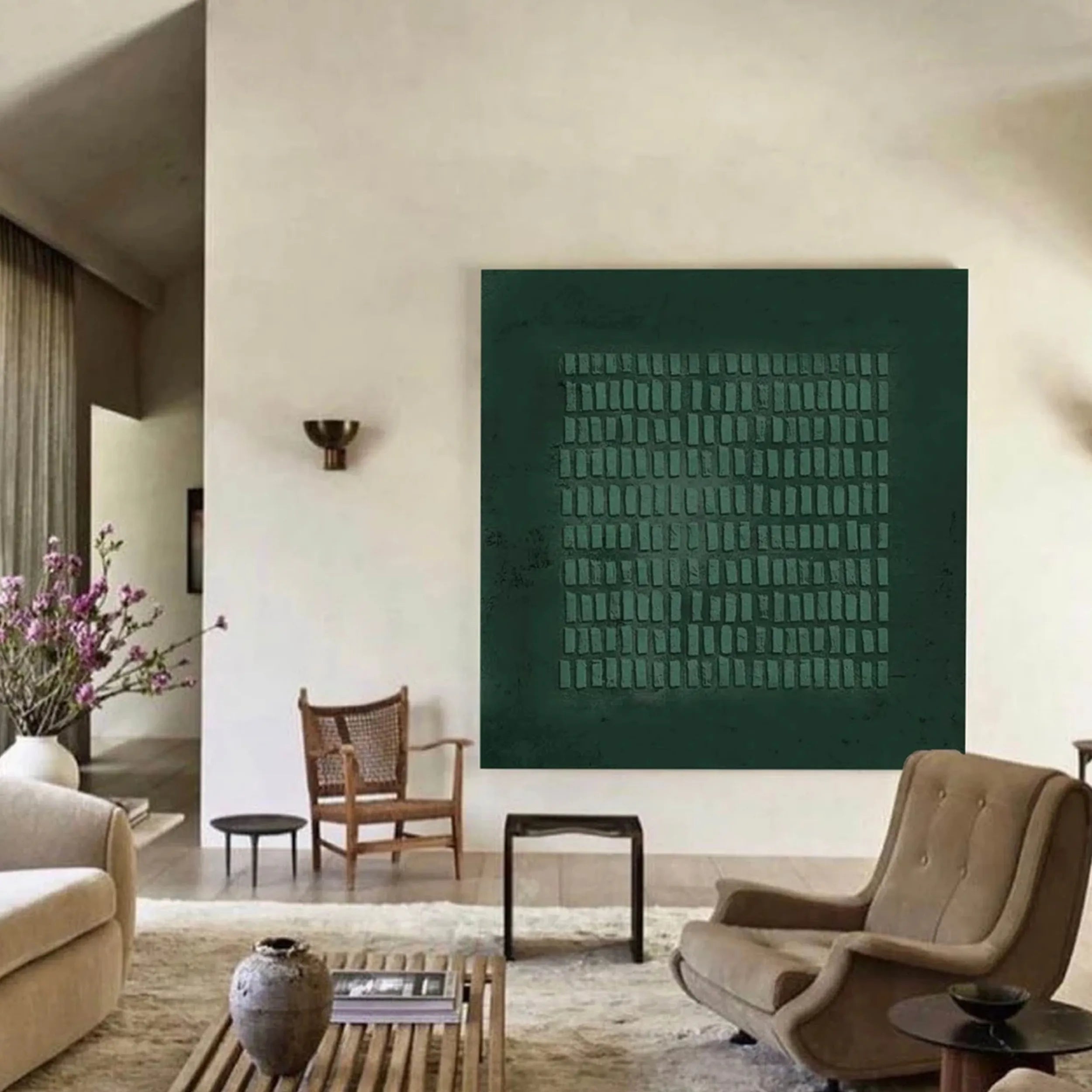 Blue & Green Abstract #BG066