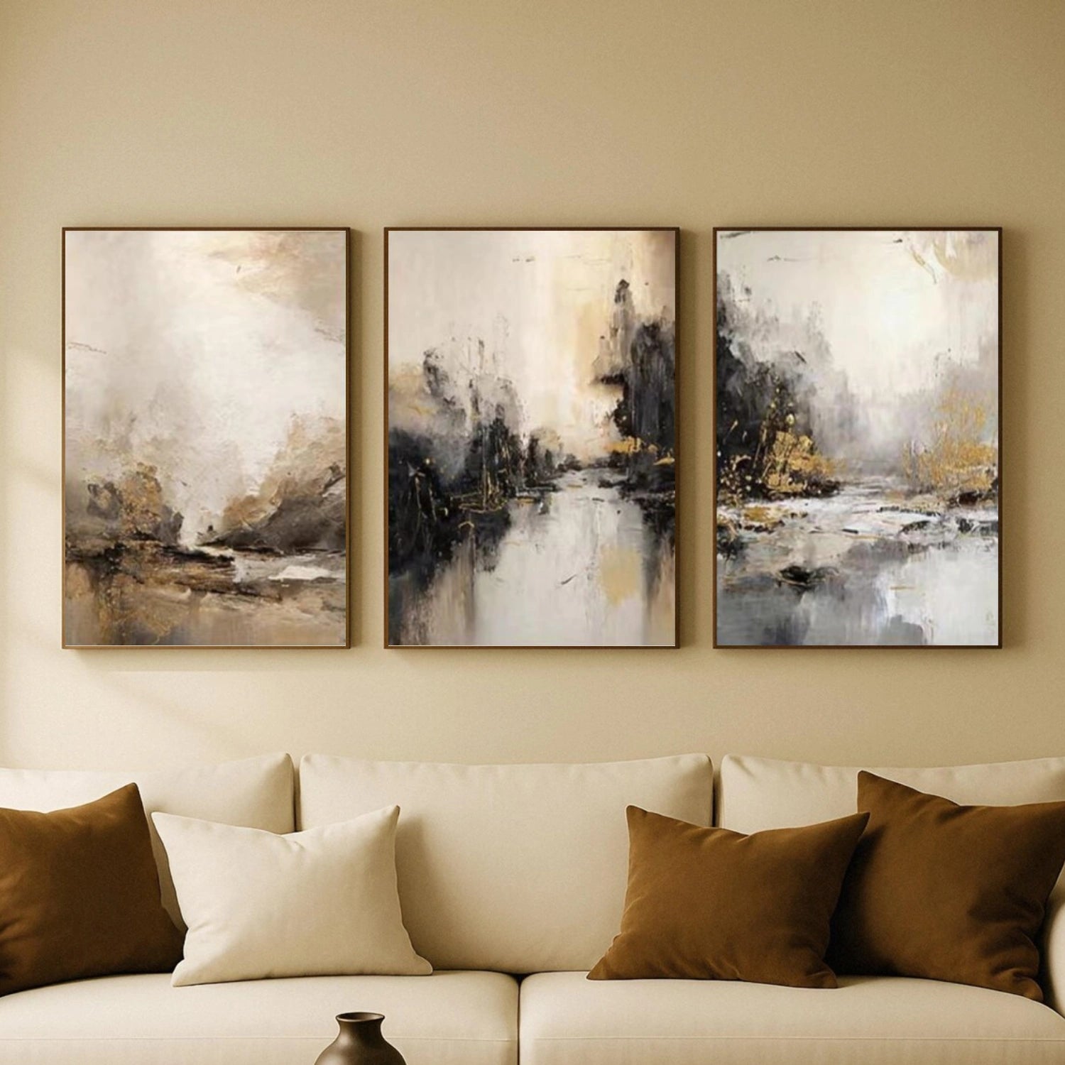 Abstract Wall Art Set of 3 # AB677
