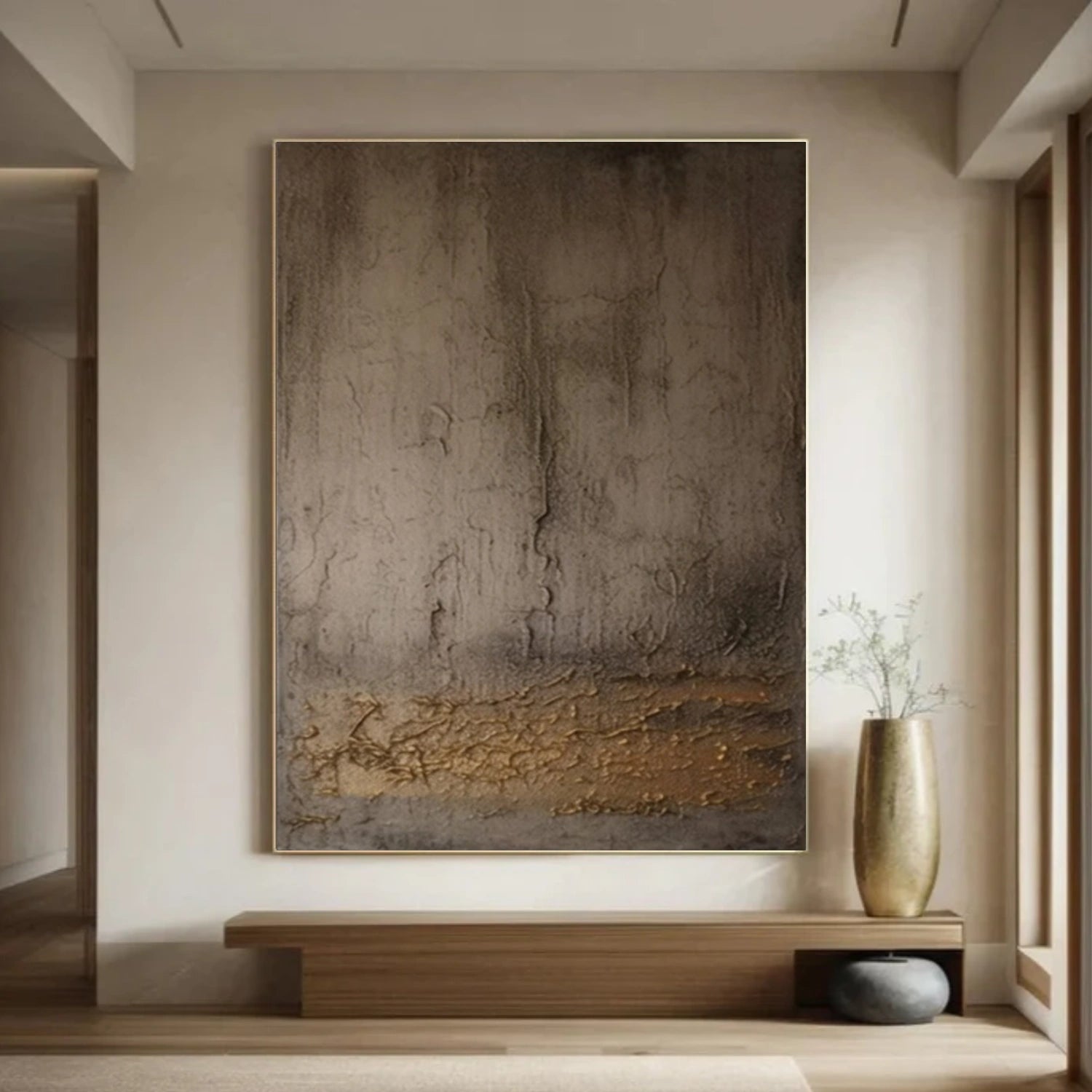 Abstract Textured Wall Art #AB 539