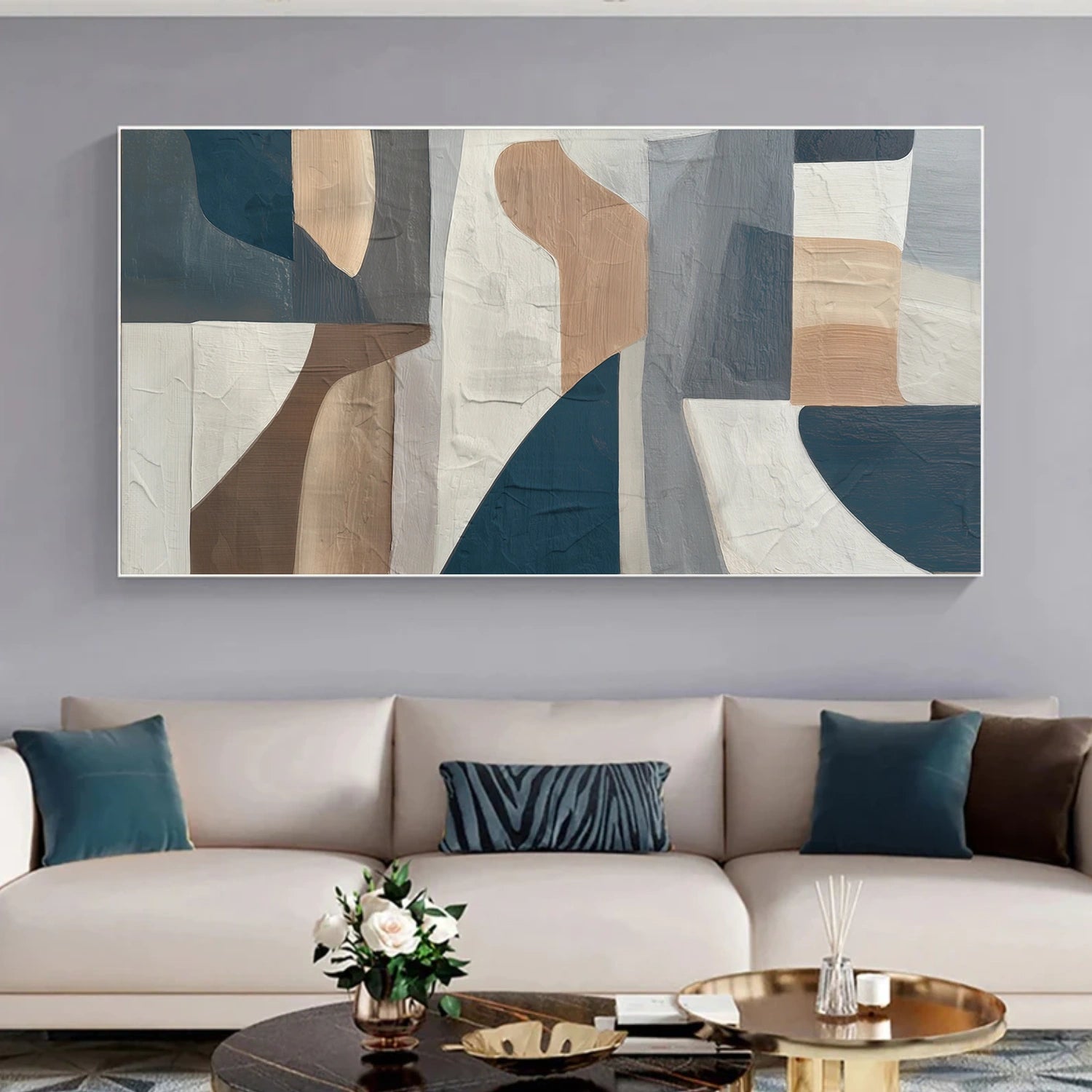 Abstract Textured Wall Art #AB 606