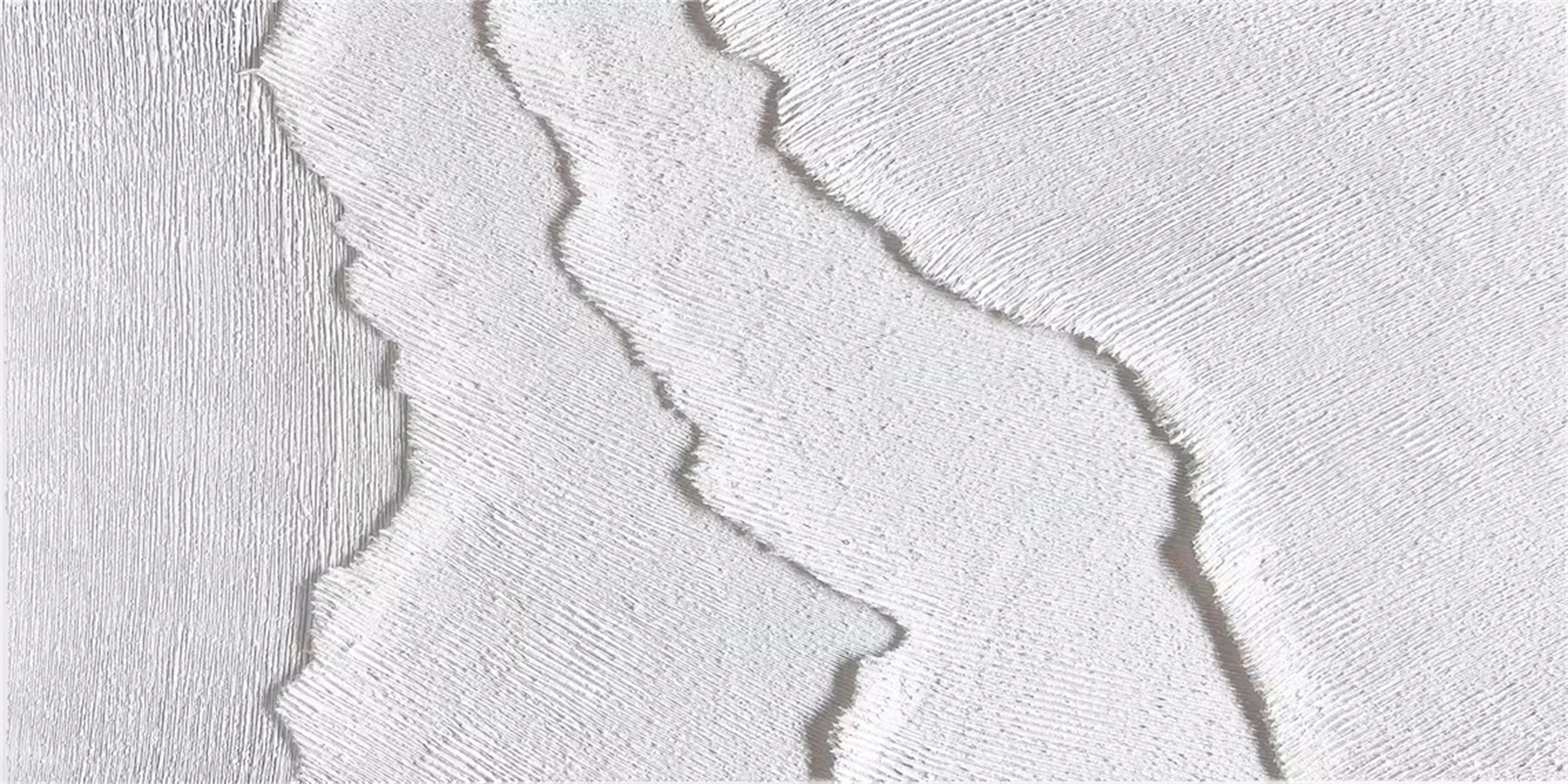 White Minimalist Textured Painting Canvas #MM127