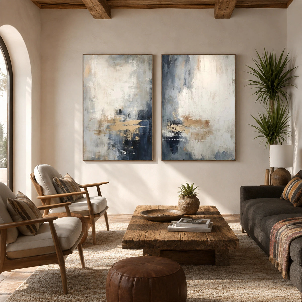 Abstract Wall Art Set of 2 #AB 759