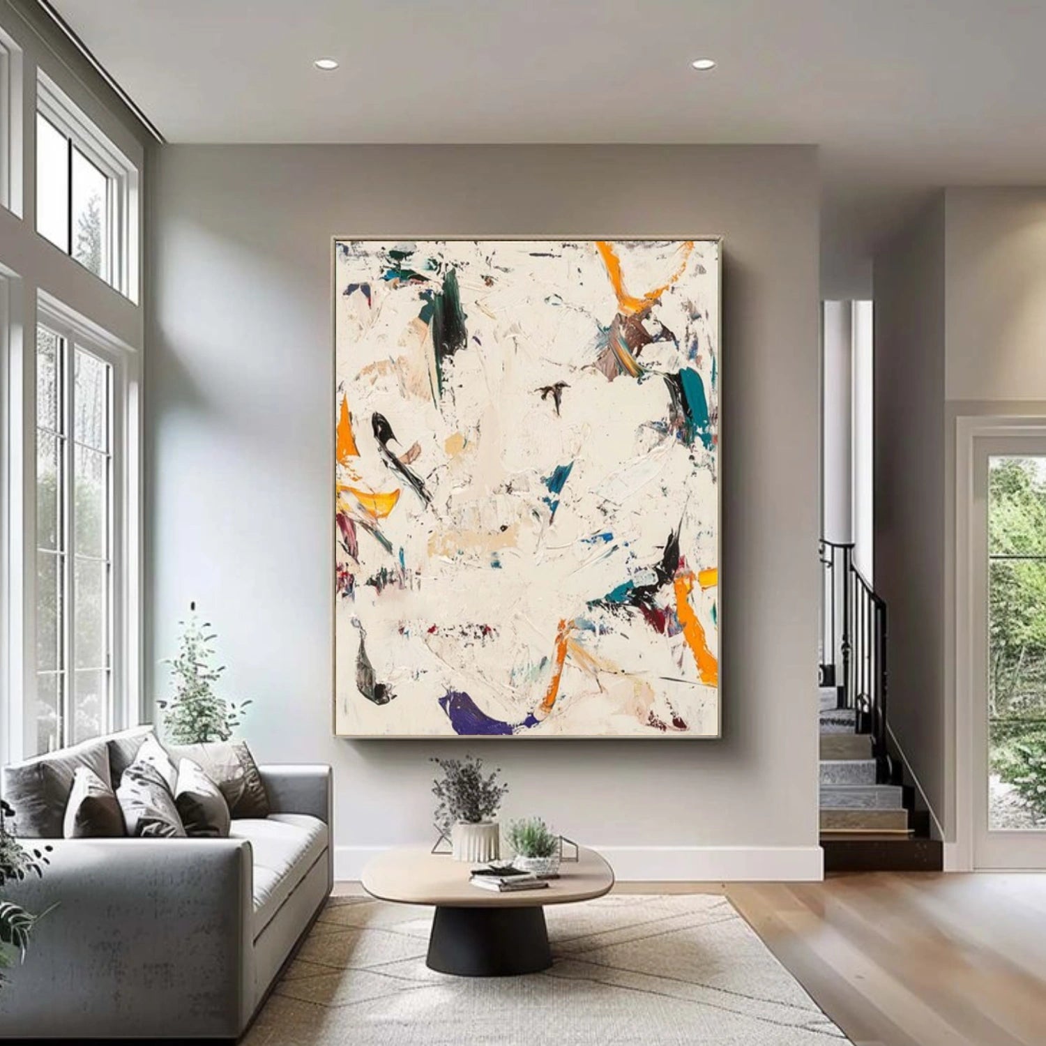 Abstract Textured Wall Art #AB 614