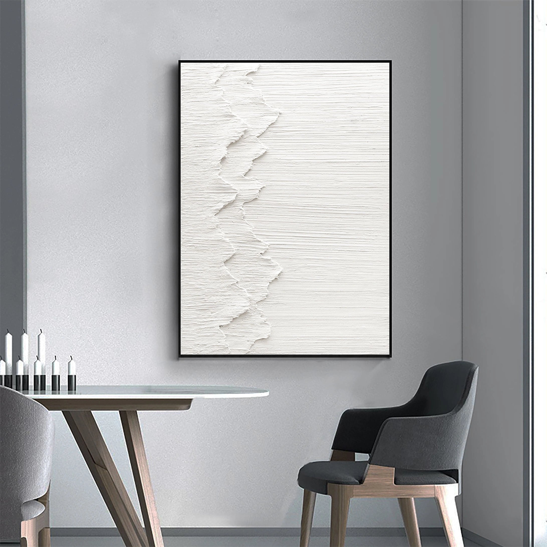 Plaster Art Minimalist Textured Painting #MM025