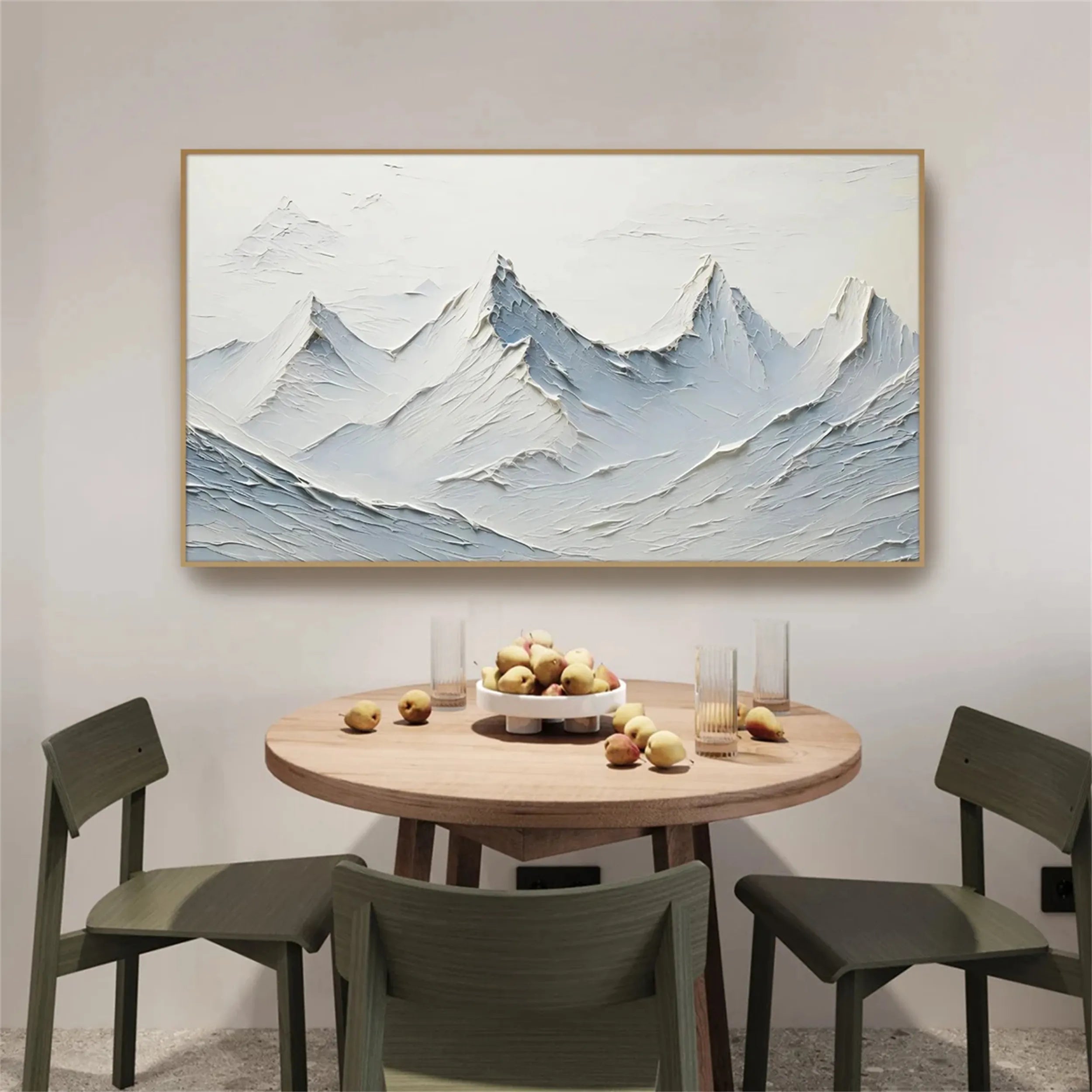 Plaster Art Minimalist Textured Painting #MM245