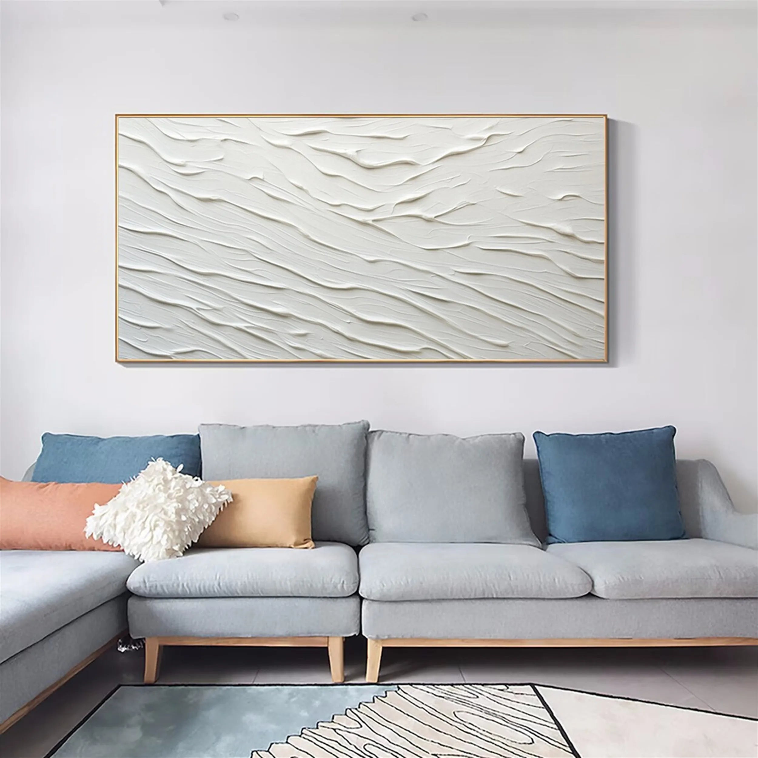 Plaster Art Minimalist Textured Painting #MM175